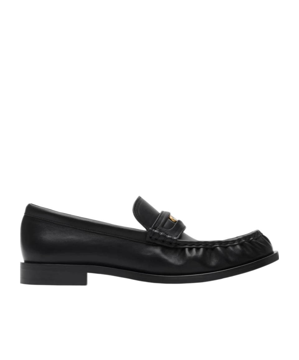 Burberry Cadet Grained Calf Leather Penny Loafers