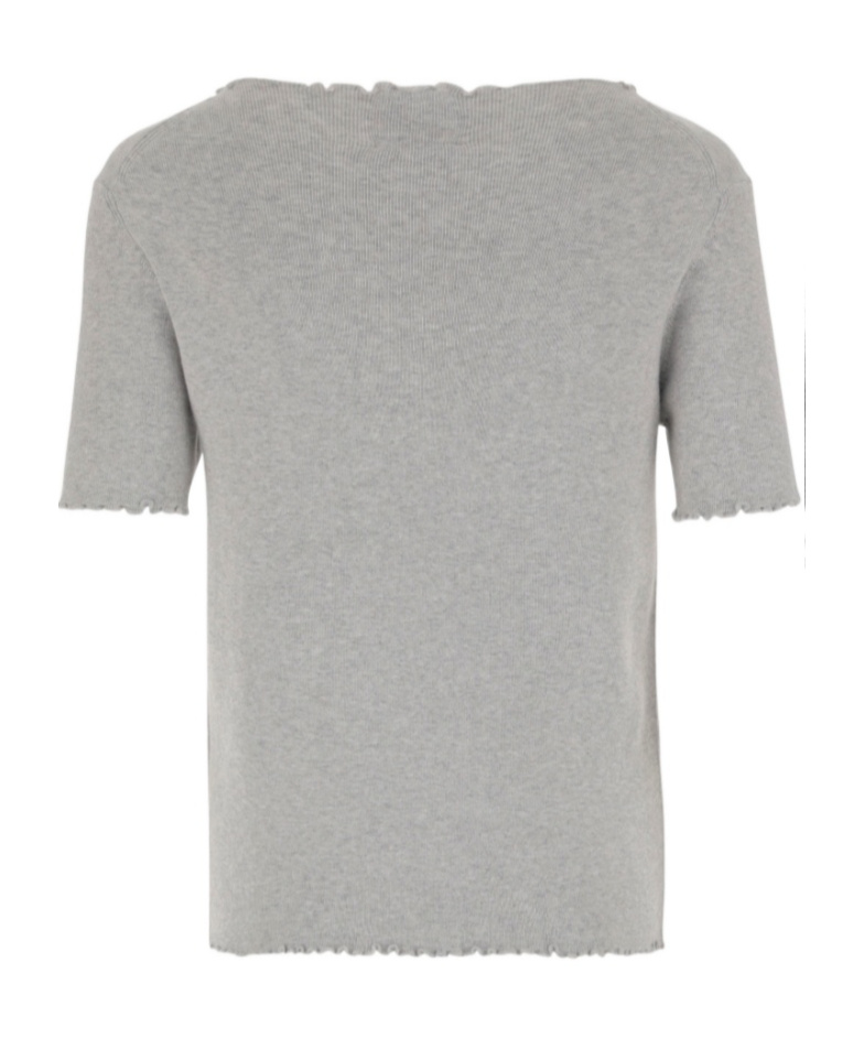 ALLUDE BOAT-NECK T-SHIRT