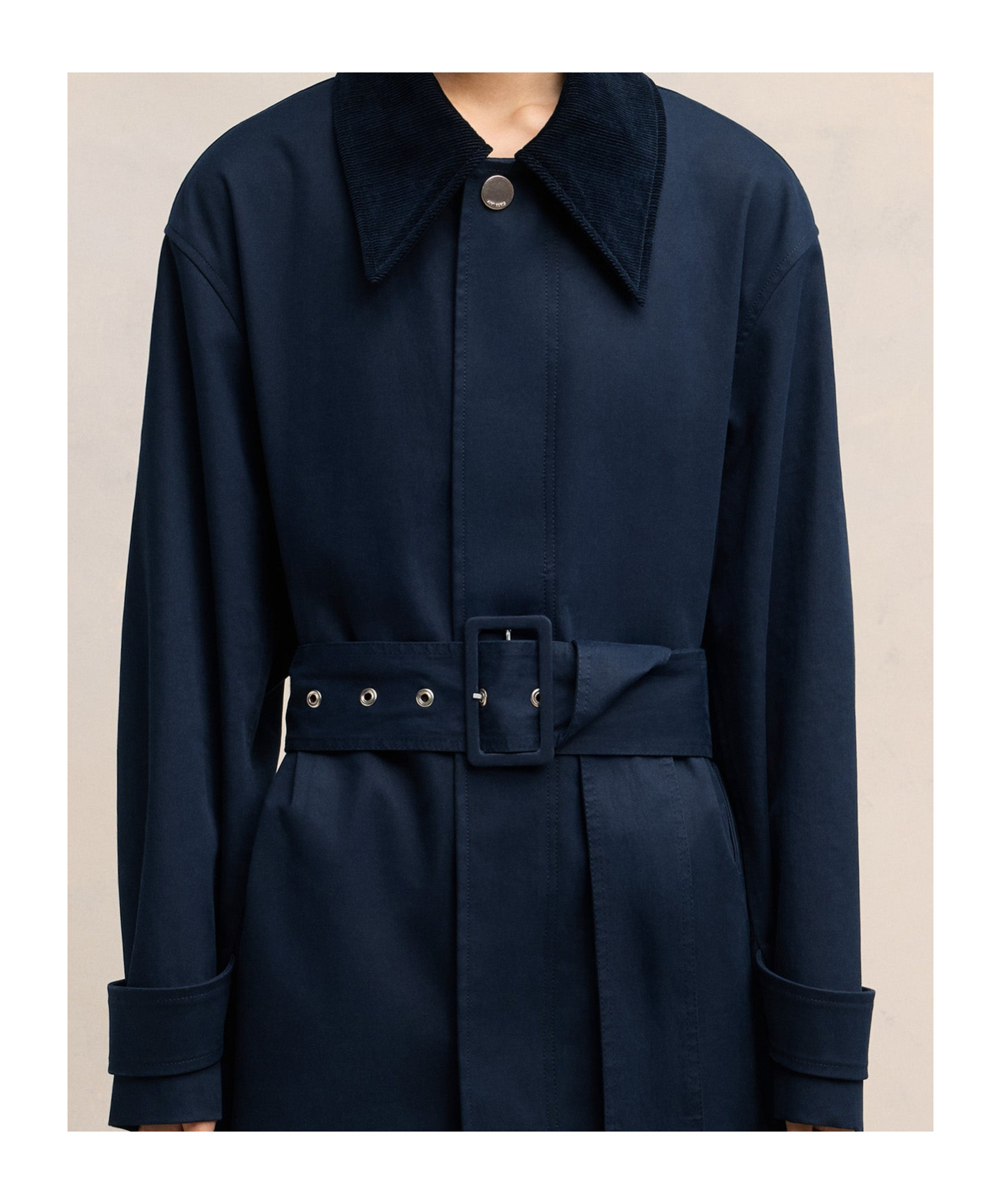 Shop Ami Alexandre Mattiussi Long-sleeved Windbreaker In Black