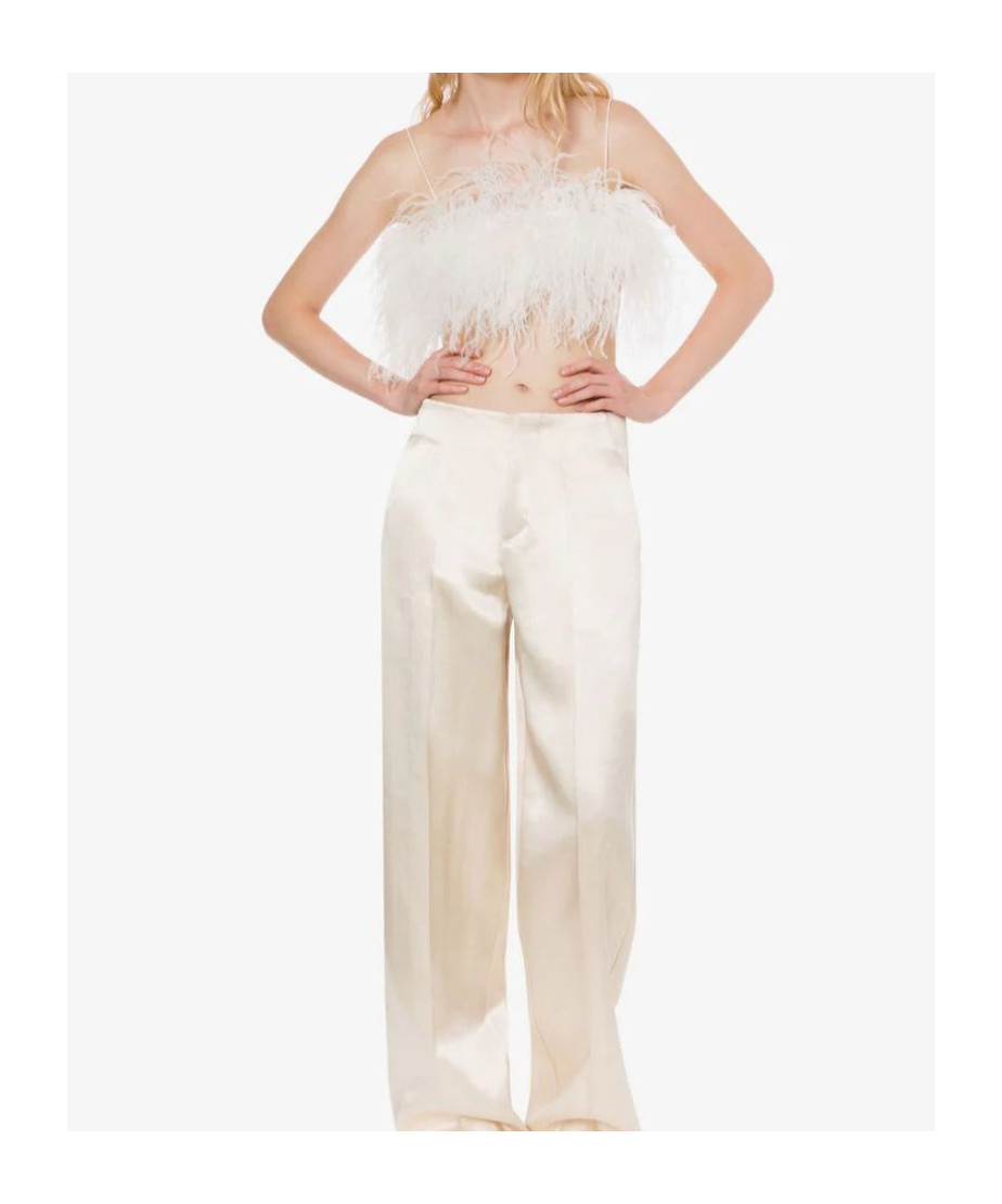 PHILOSOPHY DI LORENZO SERAFINI FEATHER VEST