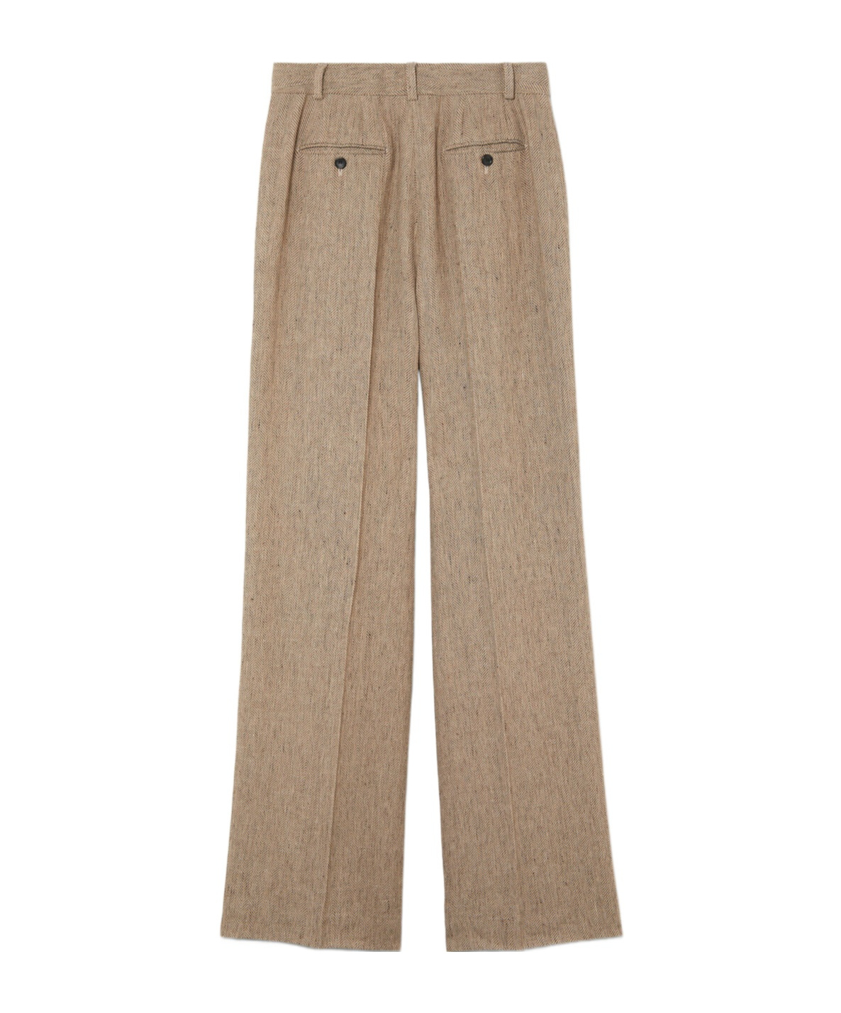 Loro Piana Nyack Trousers In Brown Chevron