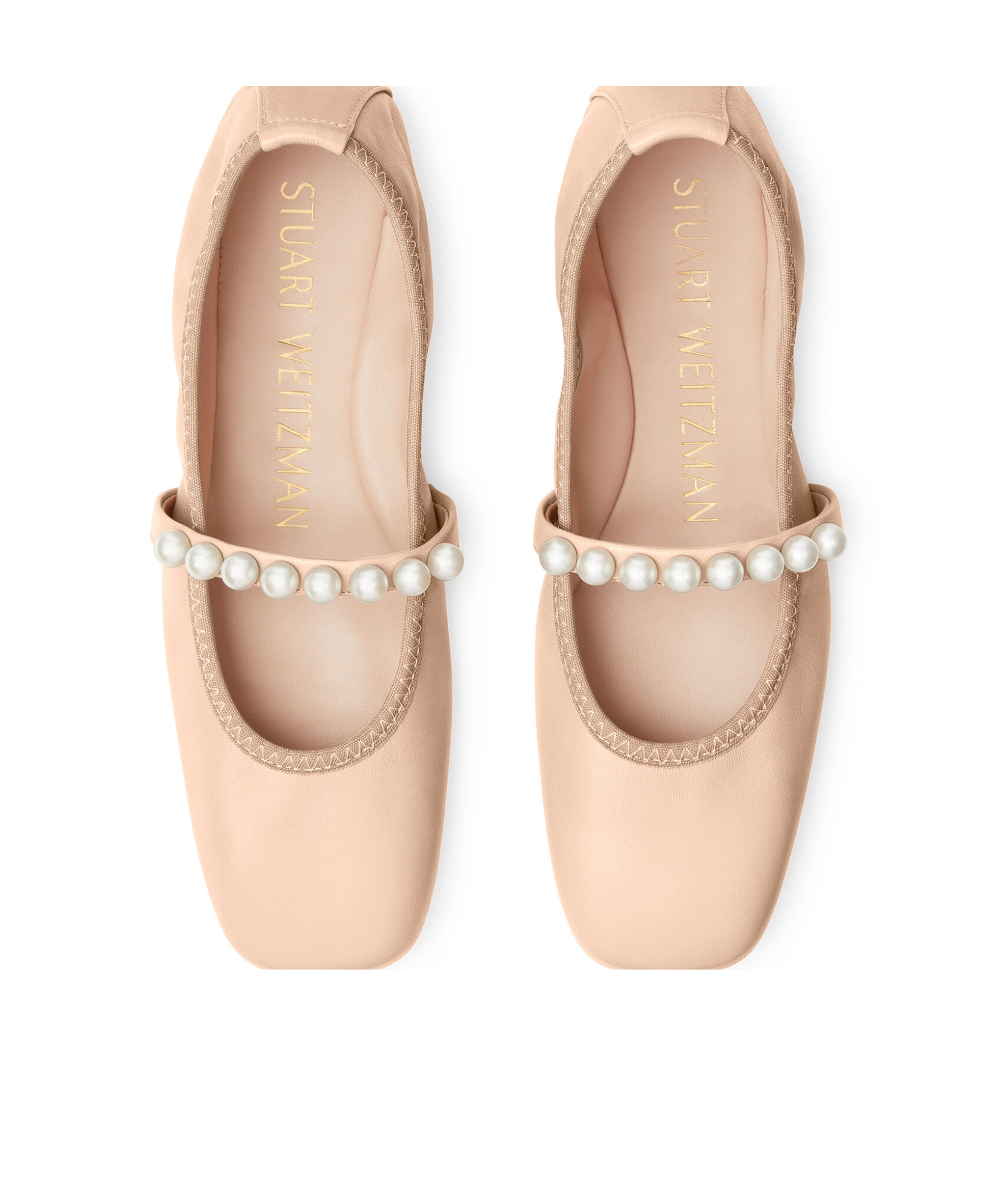 STUART WEITZMAN GOLDIE BALLERINA SHOES