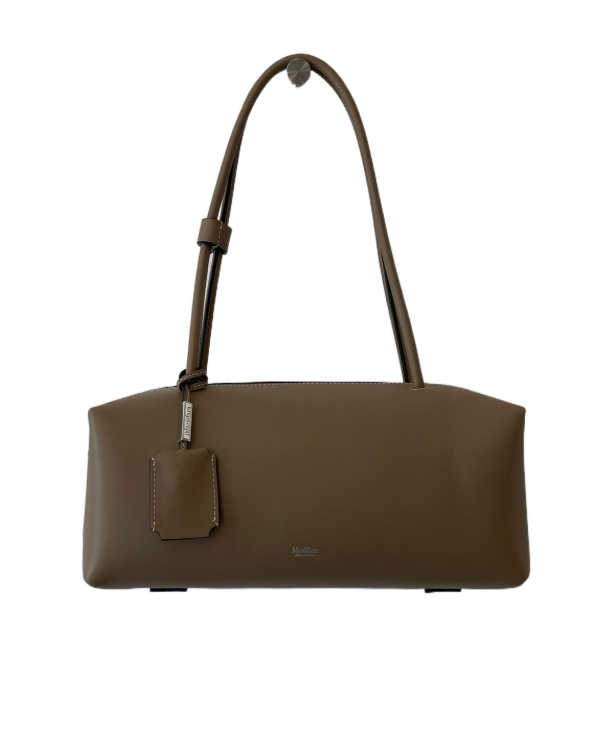 Max Mara Leather Top-handles Shoulder Bag In Green