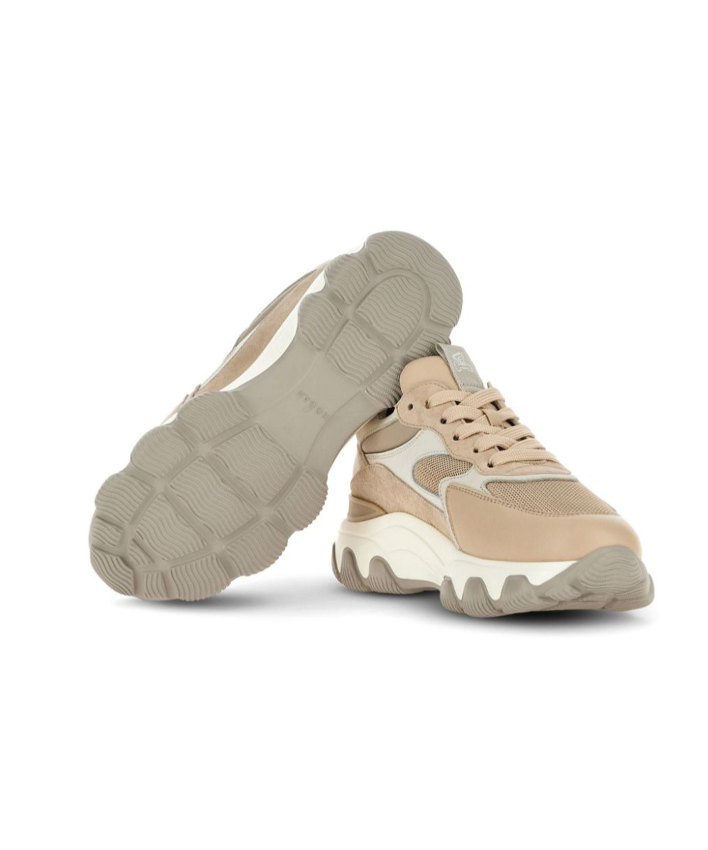 Shop Hogan Hyperactive Low-top Sneakers In Nude