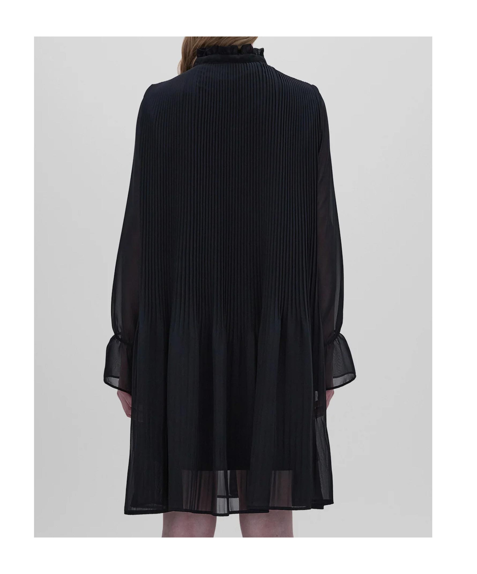 Aspesi Long Sleeve Pleated Dress