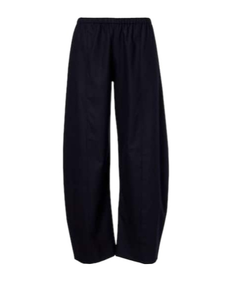 Khaite Clover Cotton Wide-leg Pants In Blue