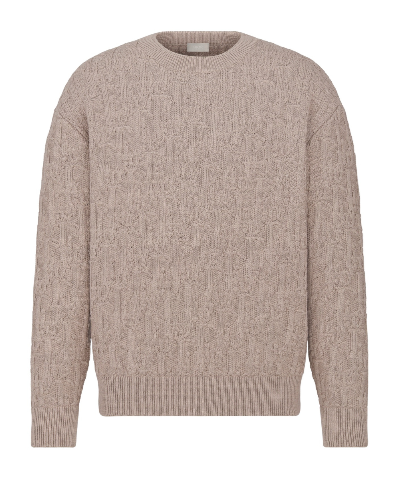 Dior Long-sleeved Sweater In Nude