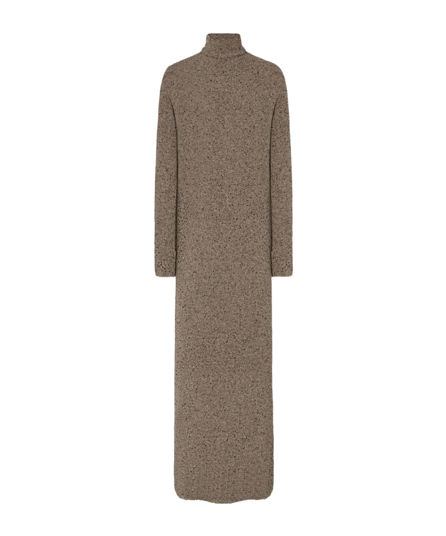 The Row Melani Cashmere Dress In Brown