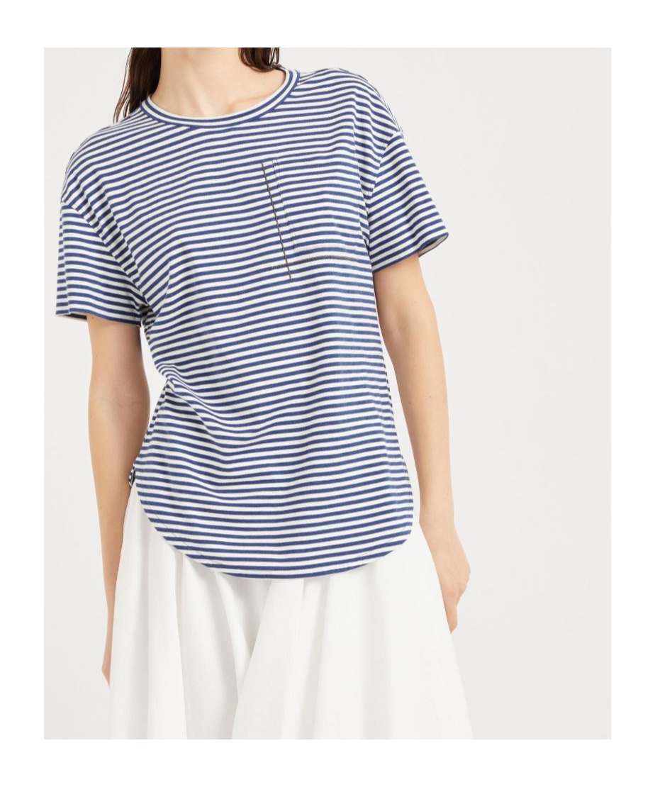 Brunello Cucinelli T-shirt In Multi
