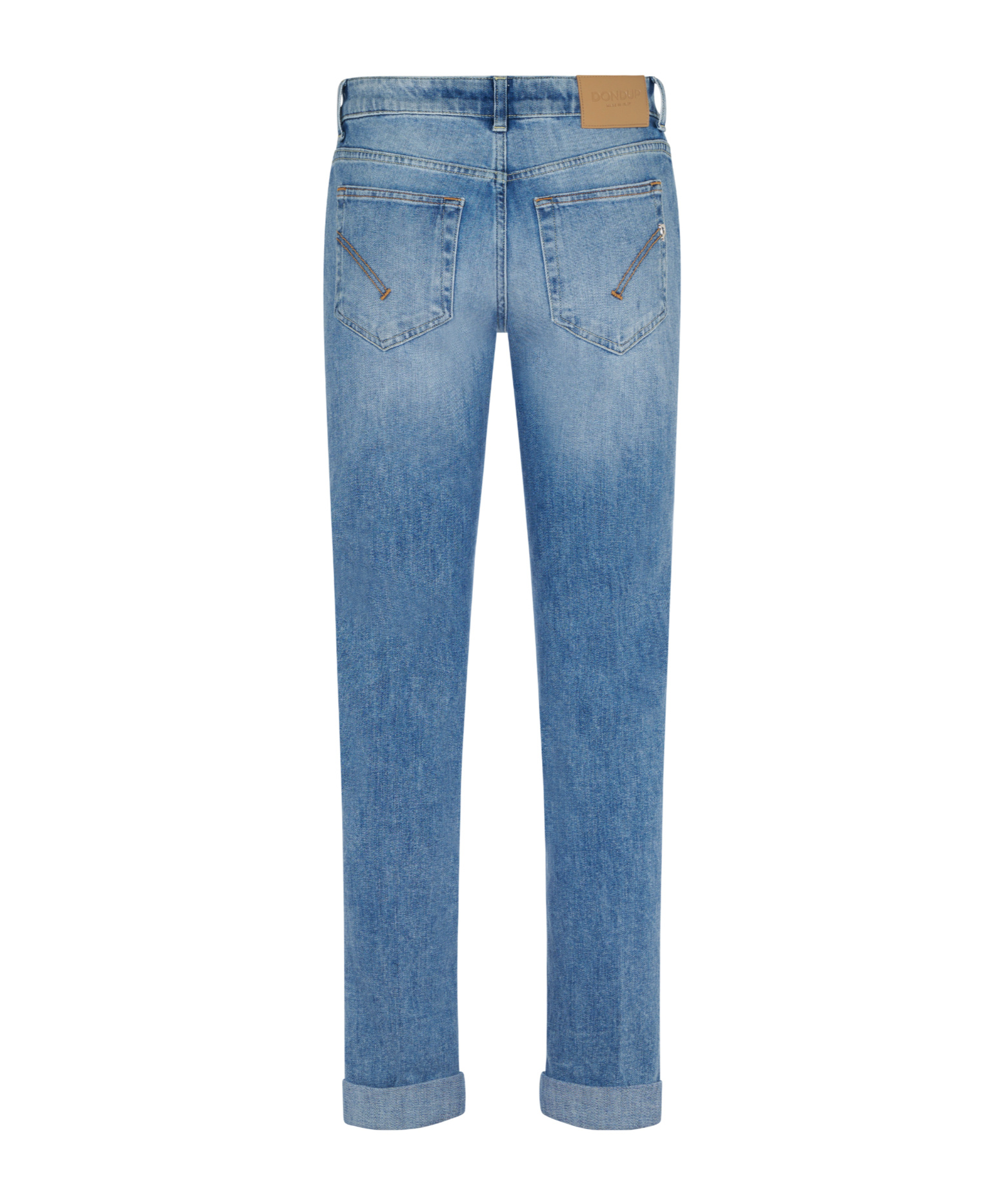 Dondup Light-wash Tapered Jeans In Blue