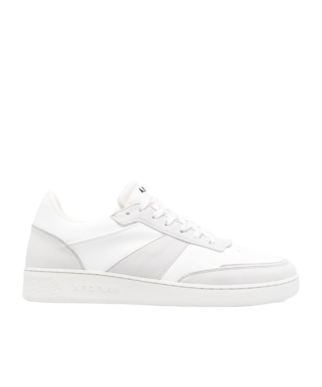 Shop Apc Plain Low-top Sneakers In White
