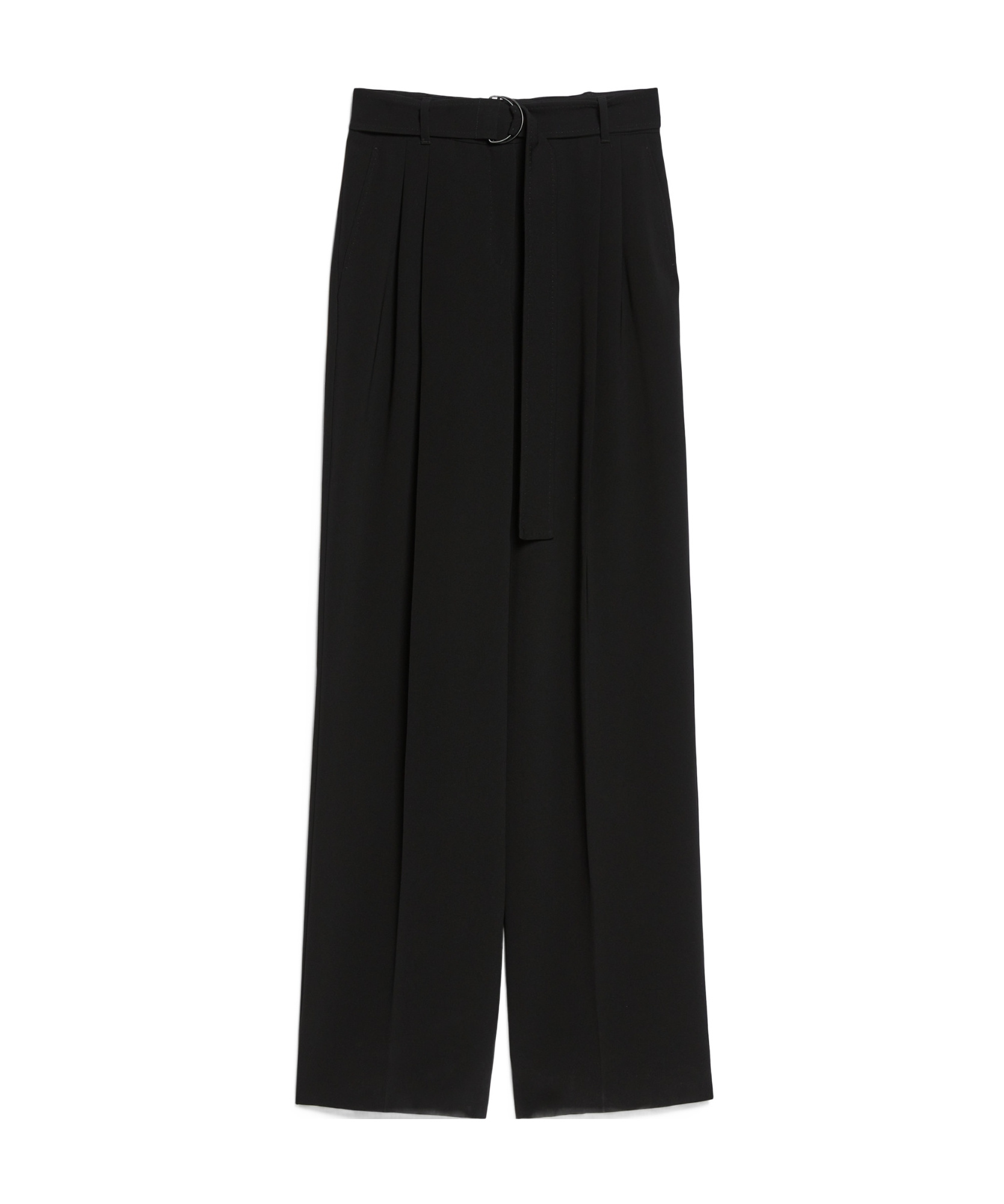Max Mara Studio Latina Wide Leg Pants In Black