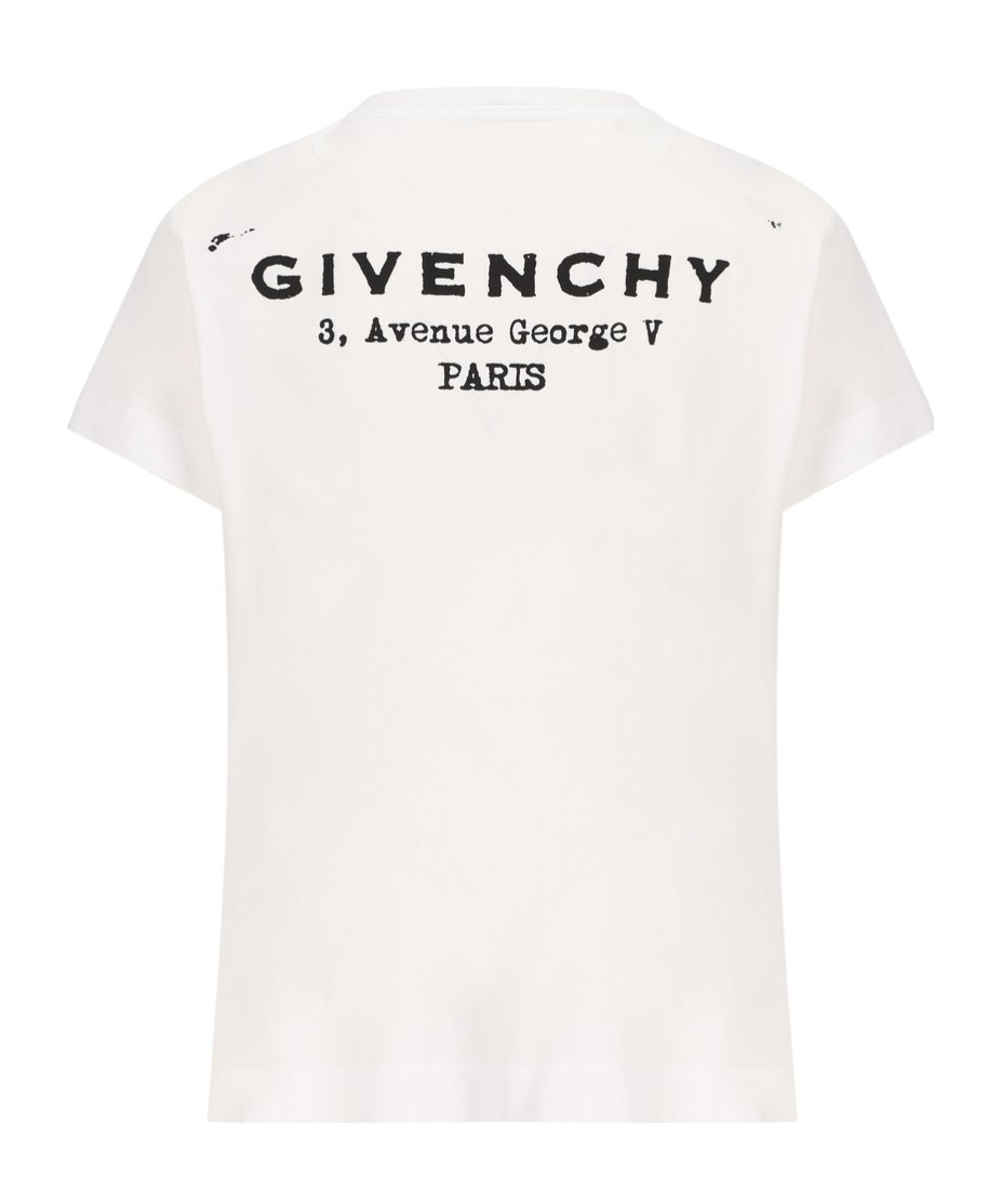 Givenchy Regular Fit Cotton T-shirt With Logo Design