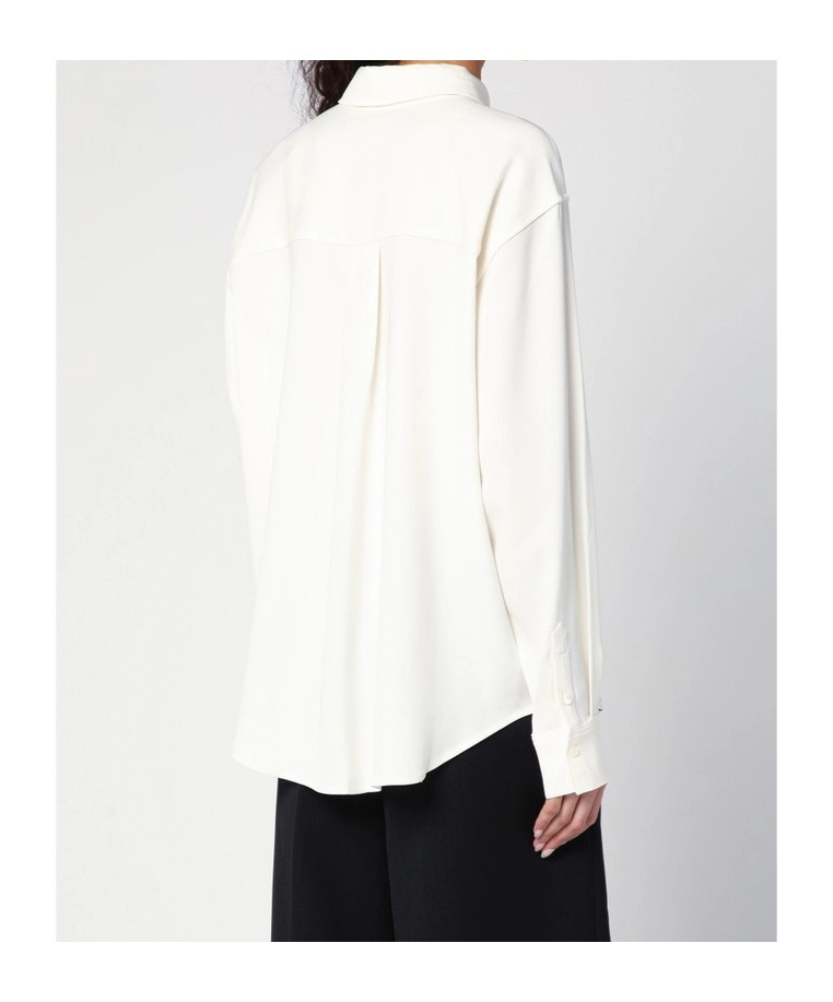 Shop Anine Bing Braxton Shirt In White