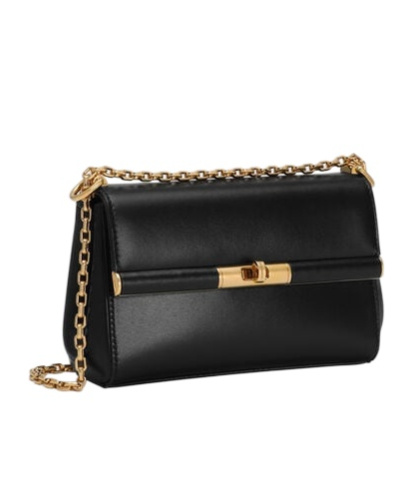 Dolce & Gabbana Marlene Mini Leather Shoulder Bag In Black