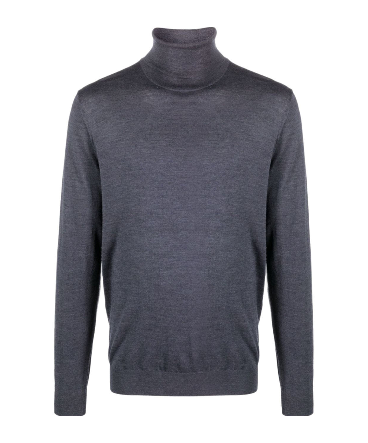 Laneus Roll-neck Fine-knit Jumper In Black