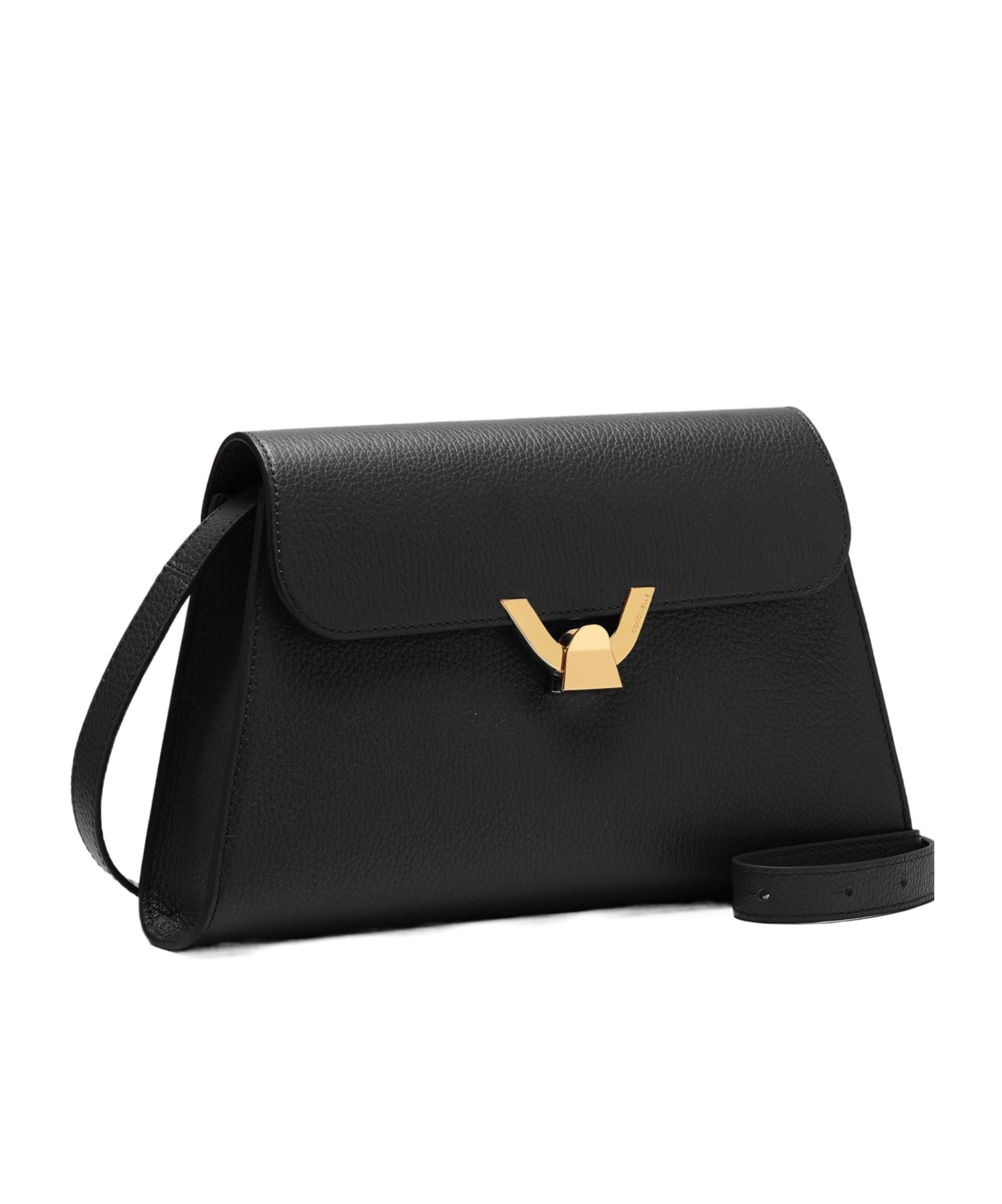 Shop Coccinelle Medium Dew Shoulder Bag In Black