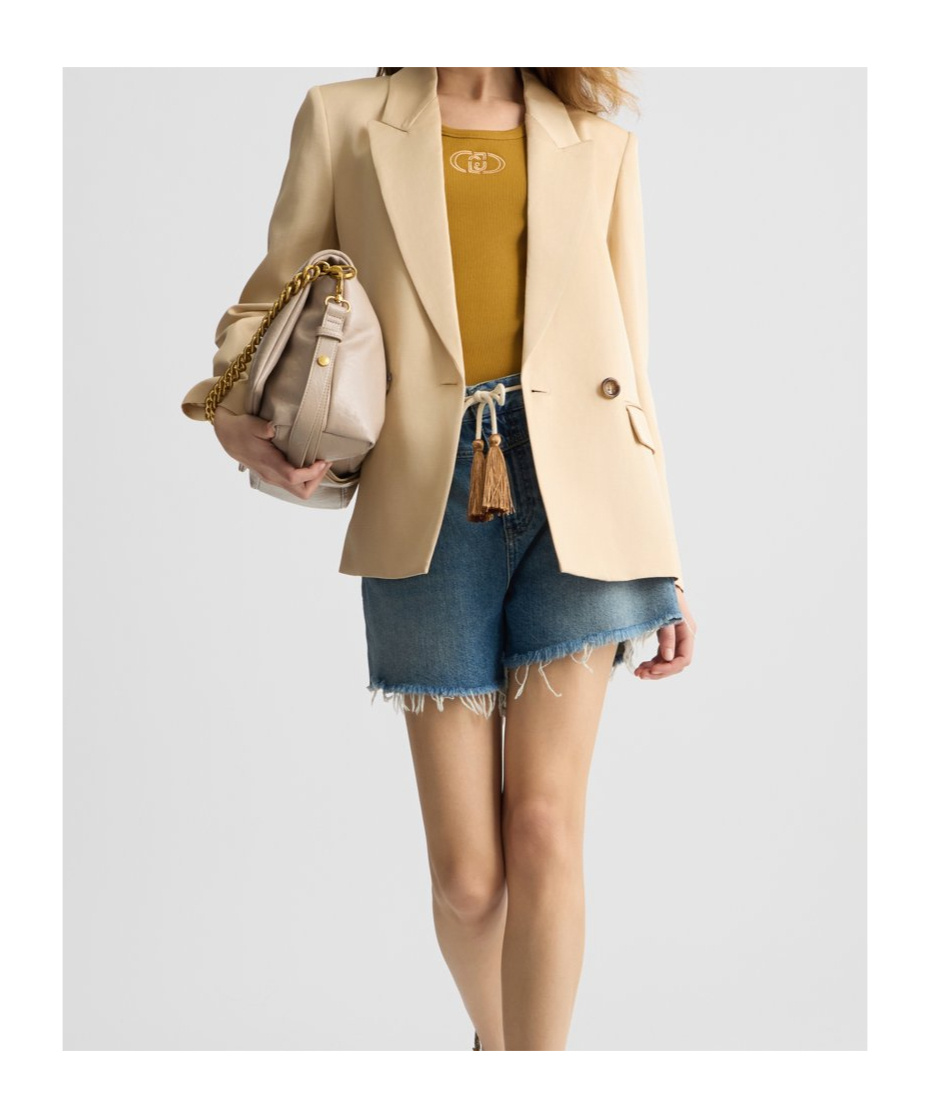 Shop Liu •jo Double-breasted Blazer