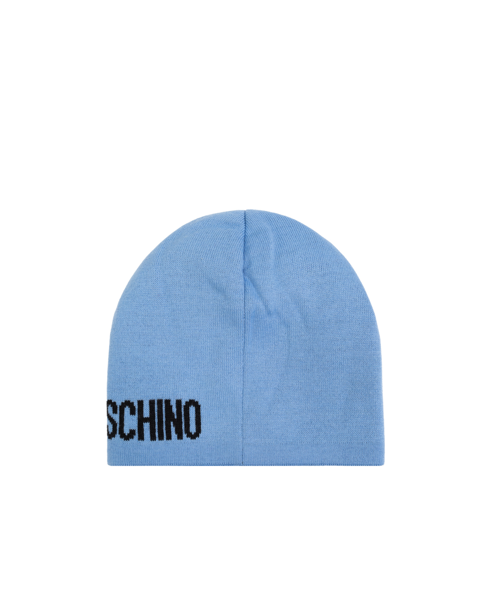 Moschino Logo Hat In Blue