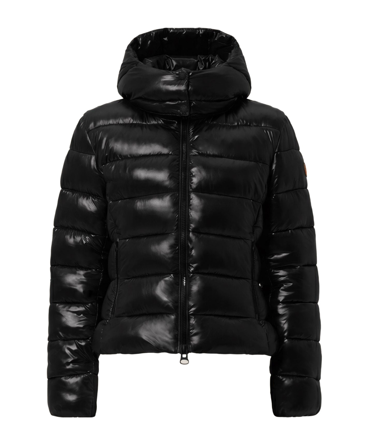 Save The Duck Kids' Long-sleeved Hooded Jacket In Brown