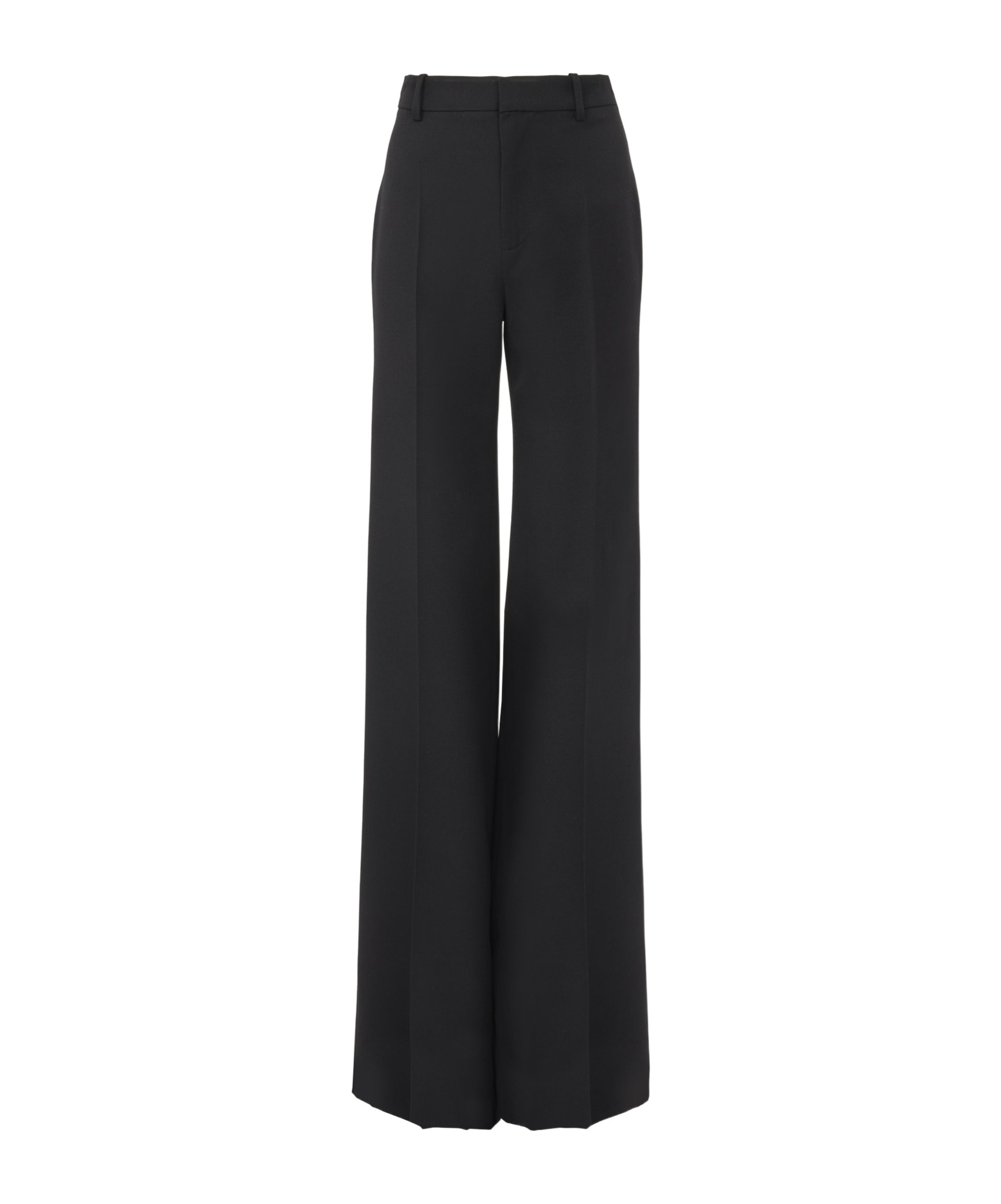 Chloé Women Wool Flare Pants In Blue