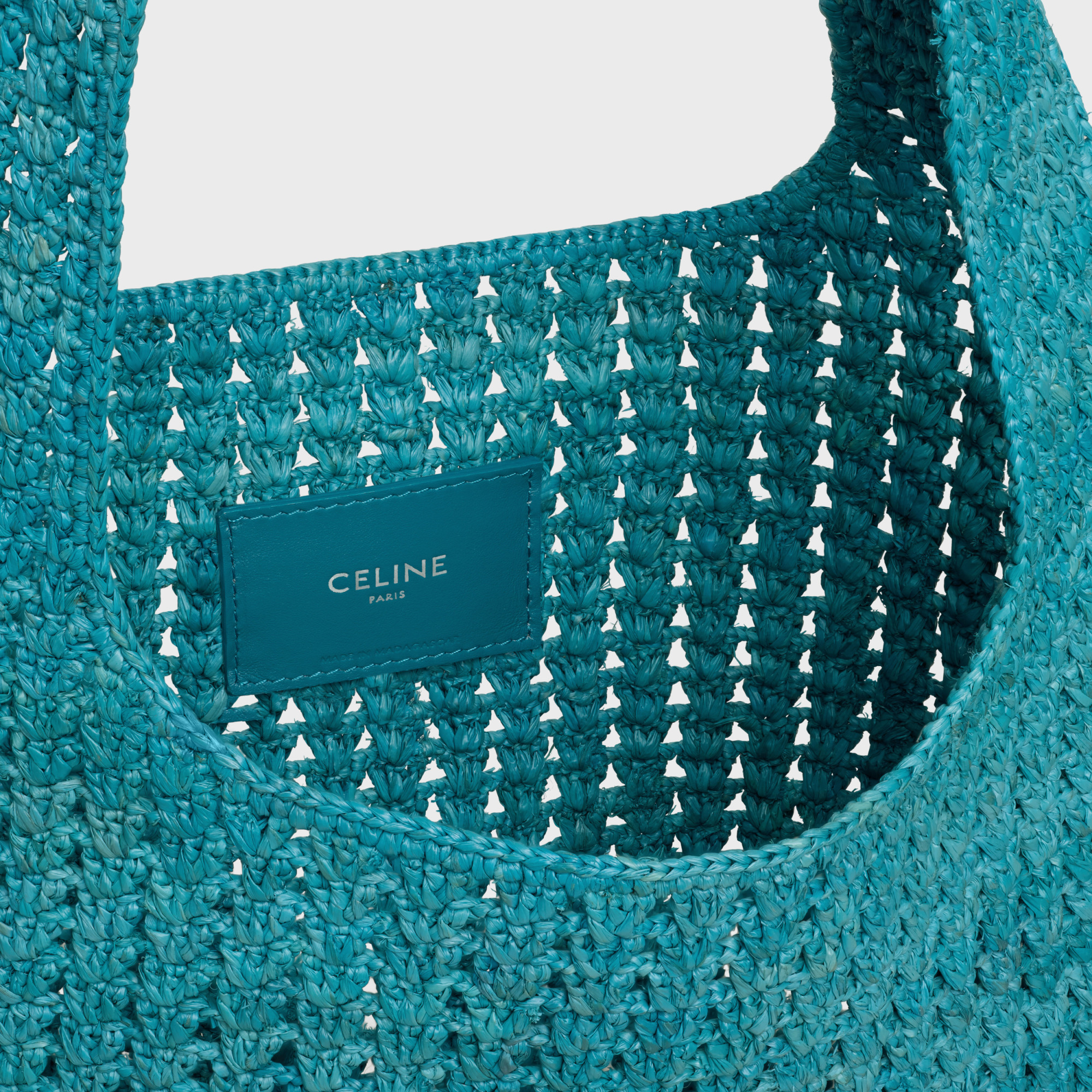 Celine Large Hobo Basket Bag In Blue