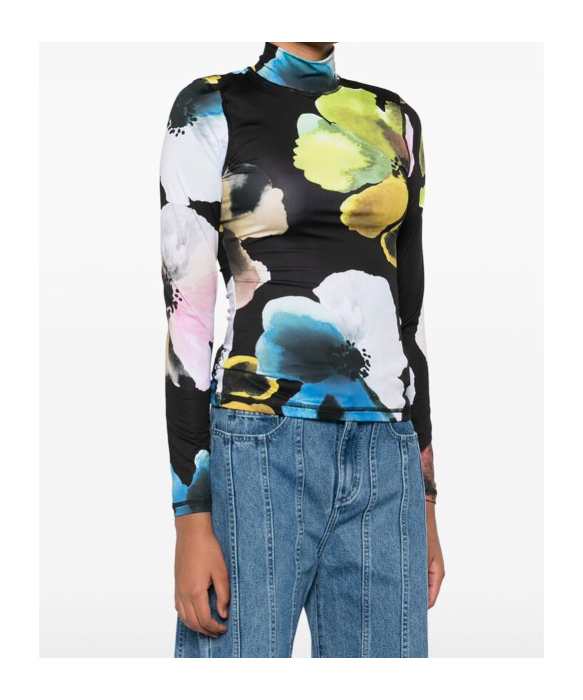 Stine Goya High-neck Top In Black