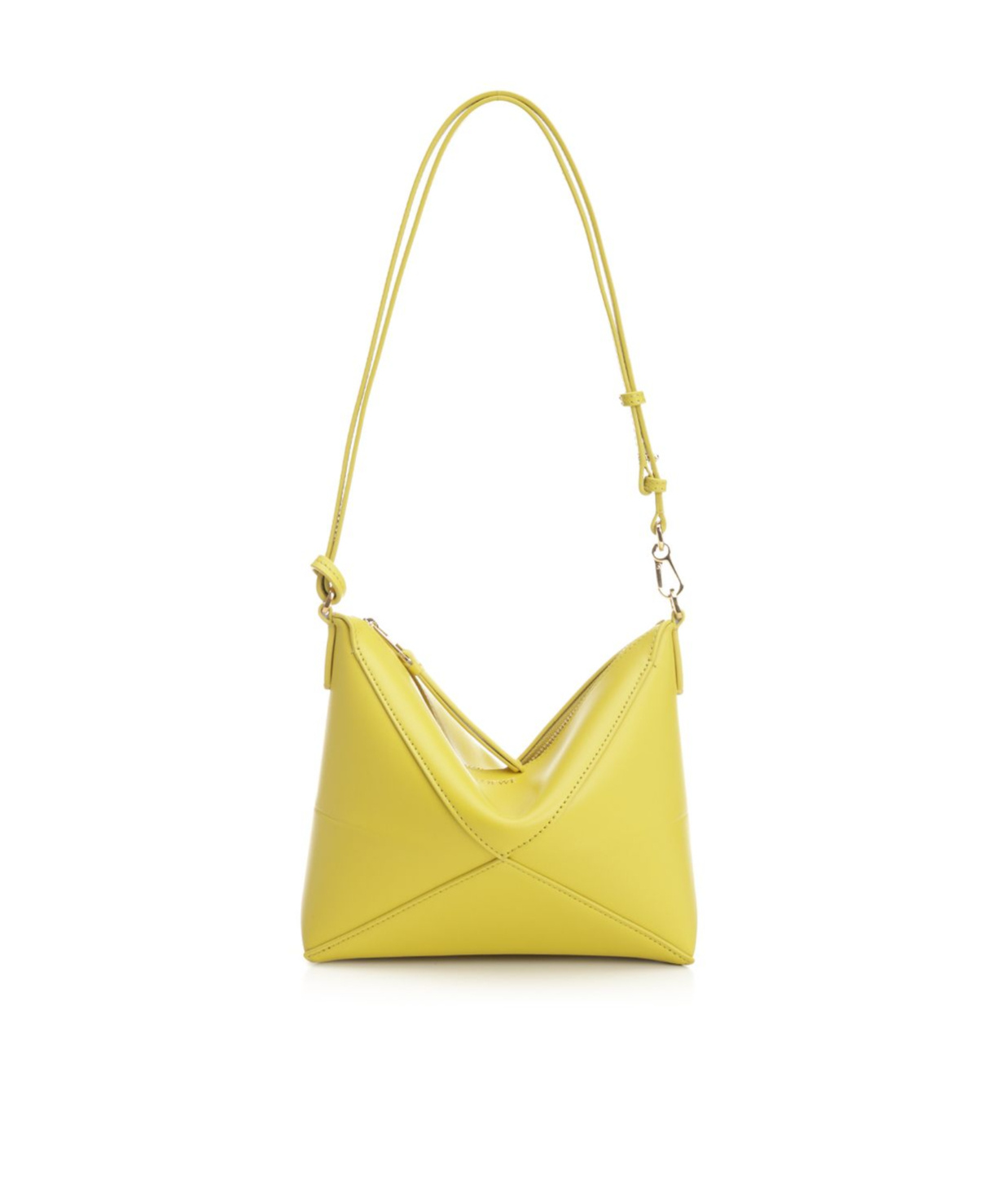 Loewe Puzzle Fold Yellow Clutch Bag In Yellow