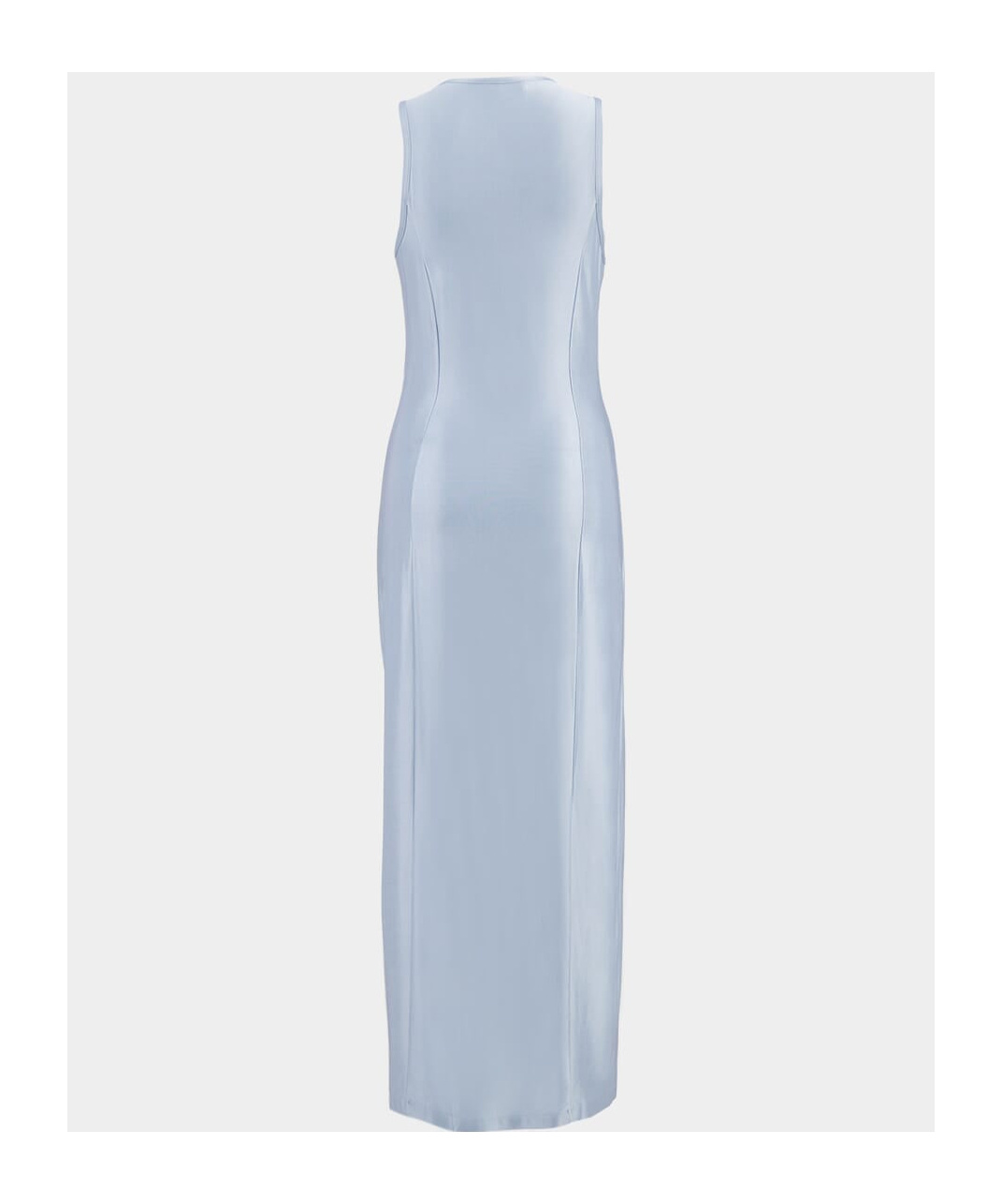 Shop Rabanne Stud-detailed Sleeveless Midi Dress In Gray