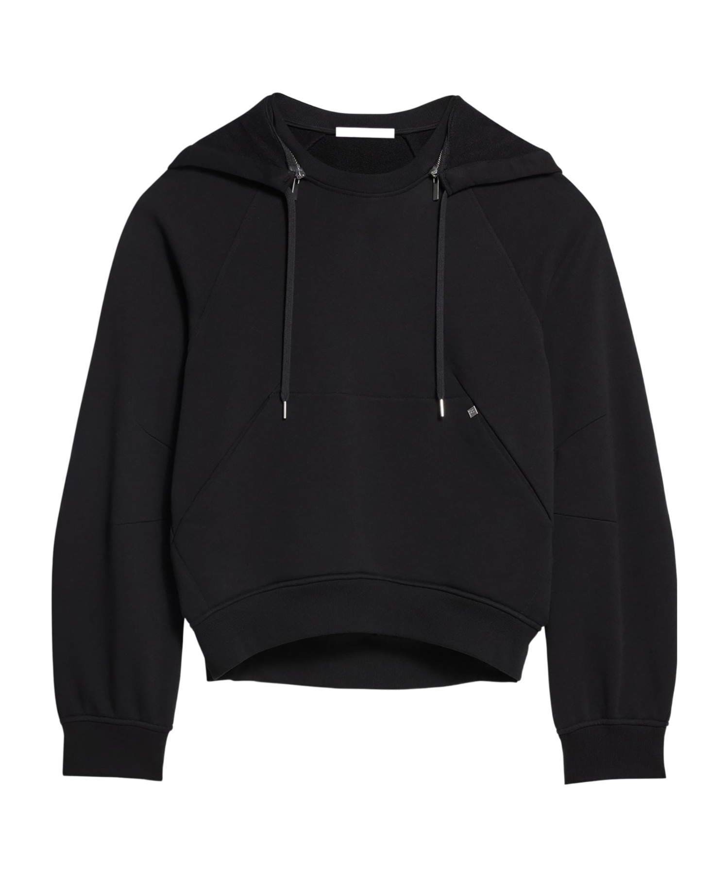 Helmut Lang Apex Zippered Hoodie In Black