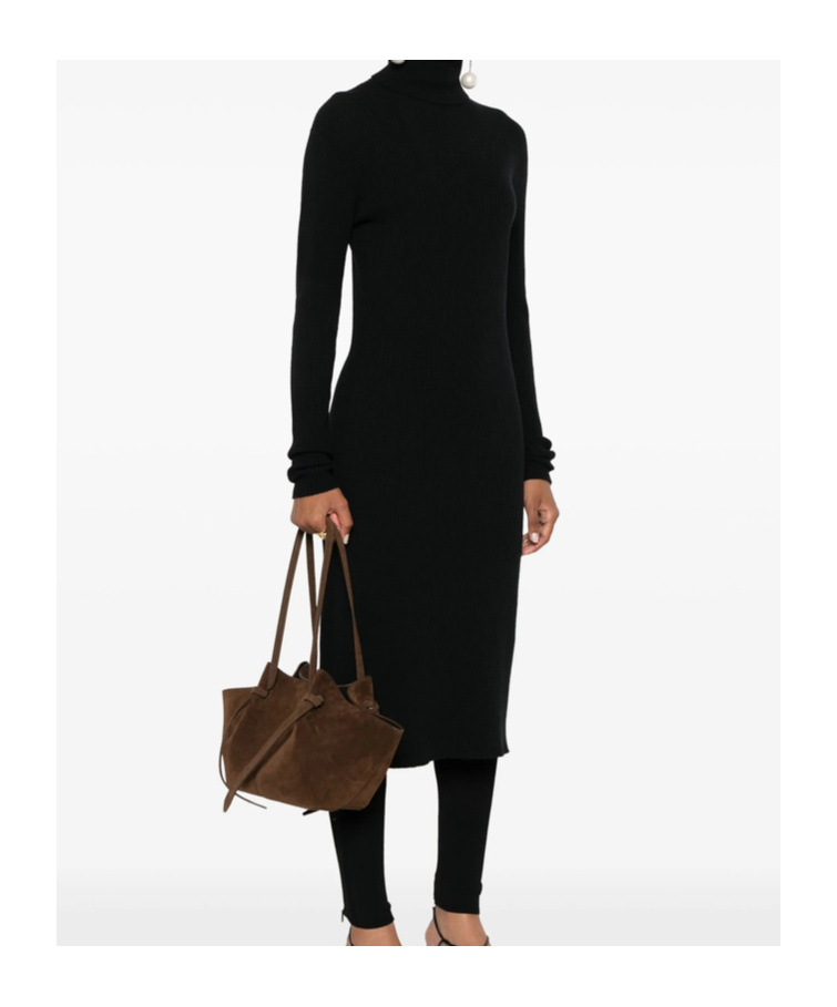 Yuzefi Suede Tote Bag In Brown