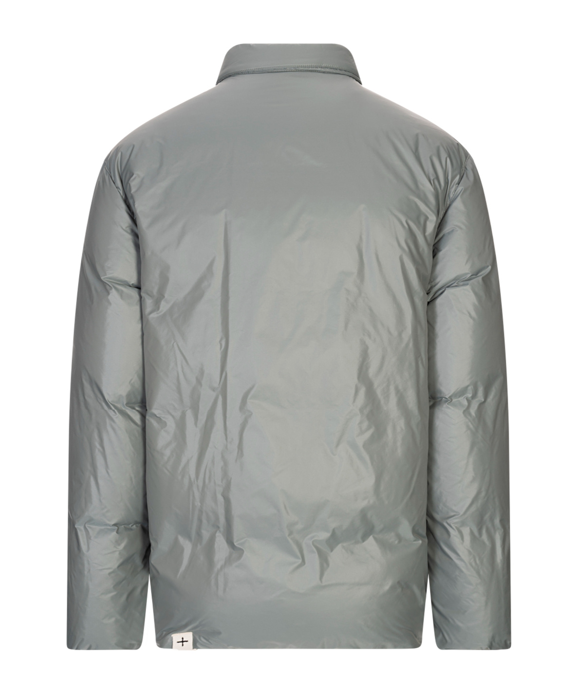 Jil Sander Long-sleeved Down Jacket In Gray