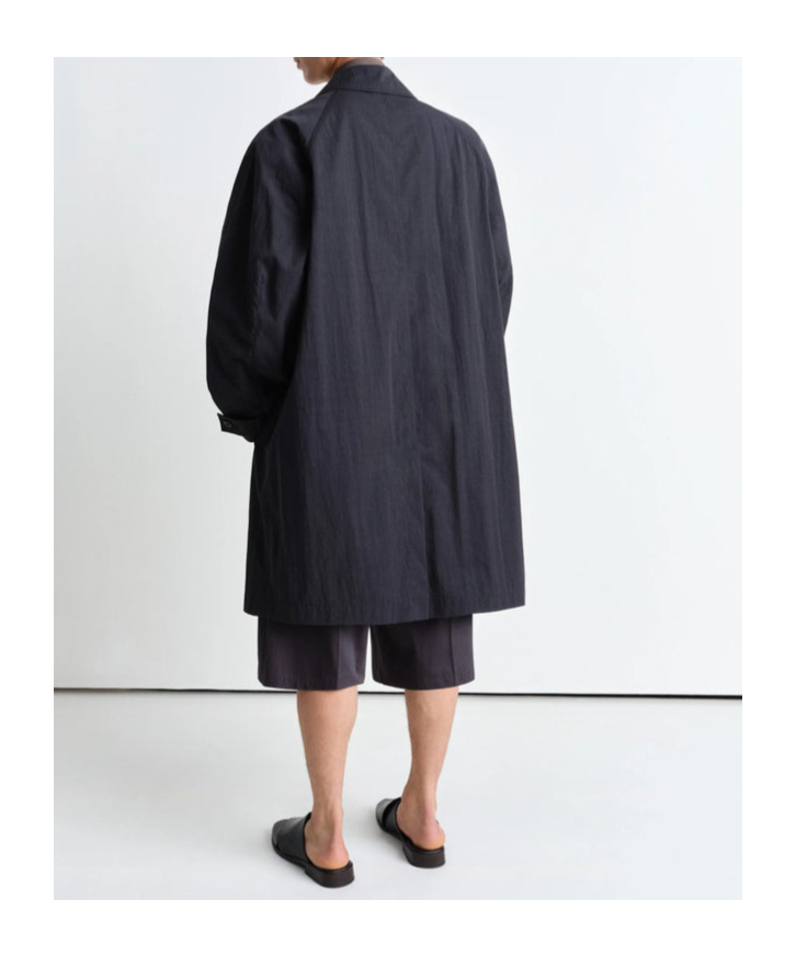 Lemaire Car Coat In Black