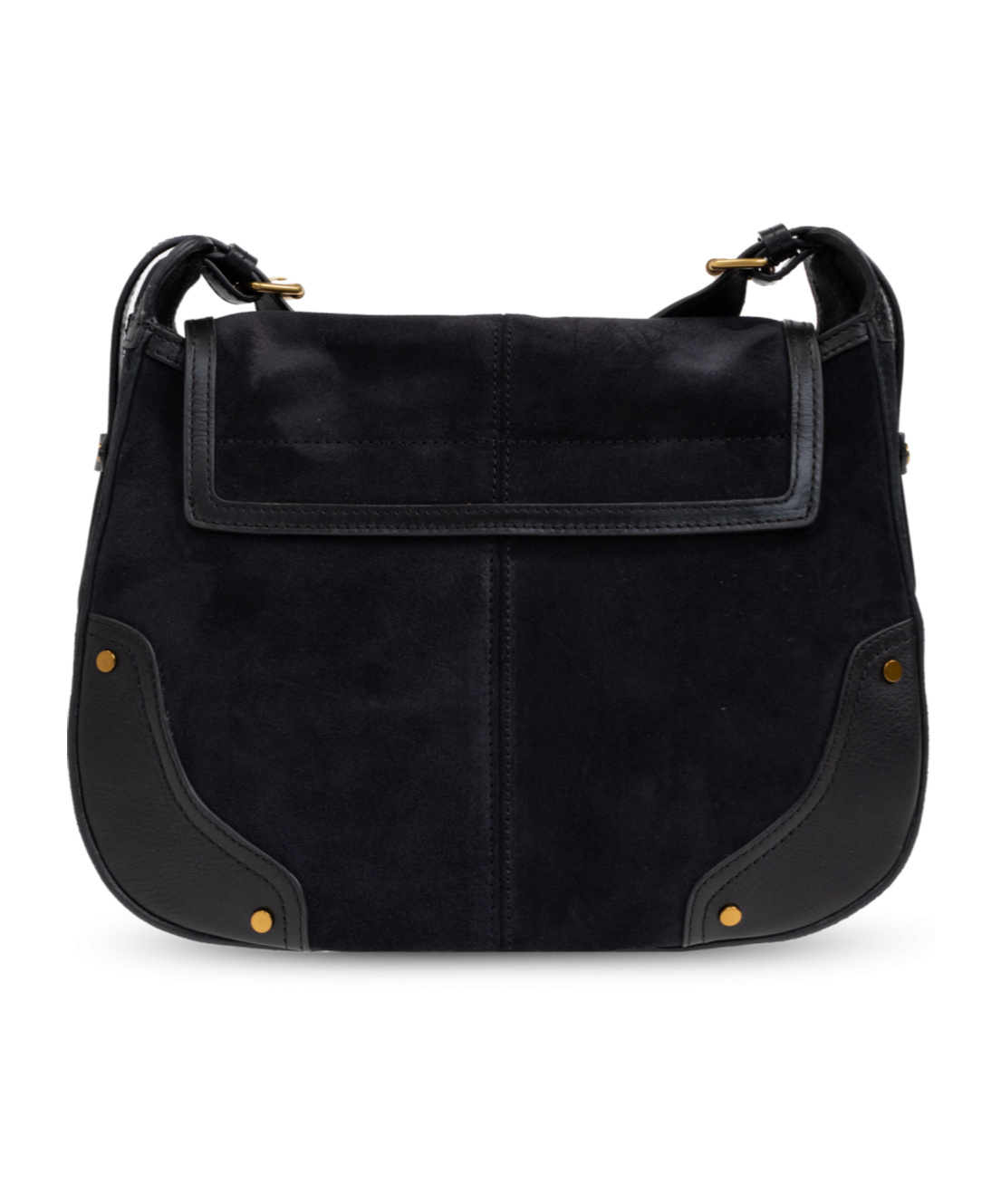 Isabel Marant Sierra Suede Shoulder Bag In Black
