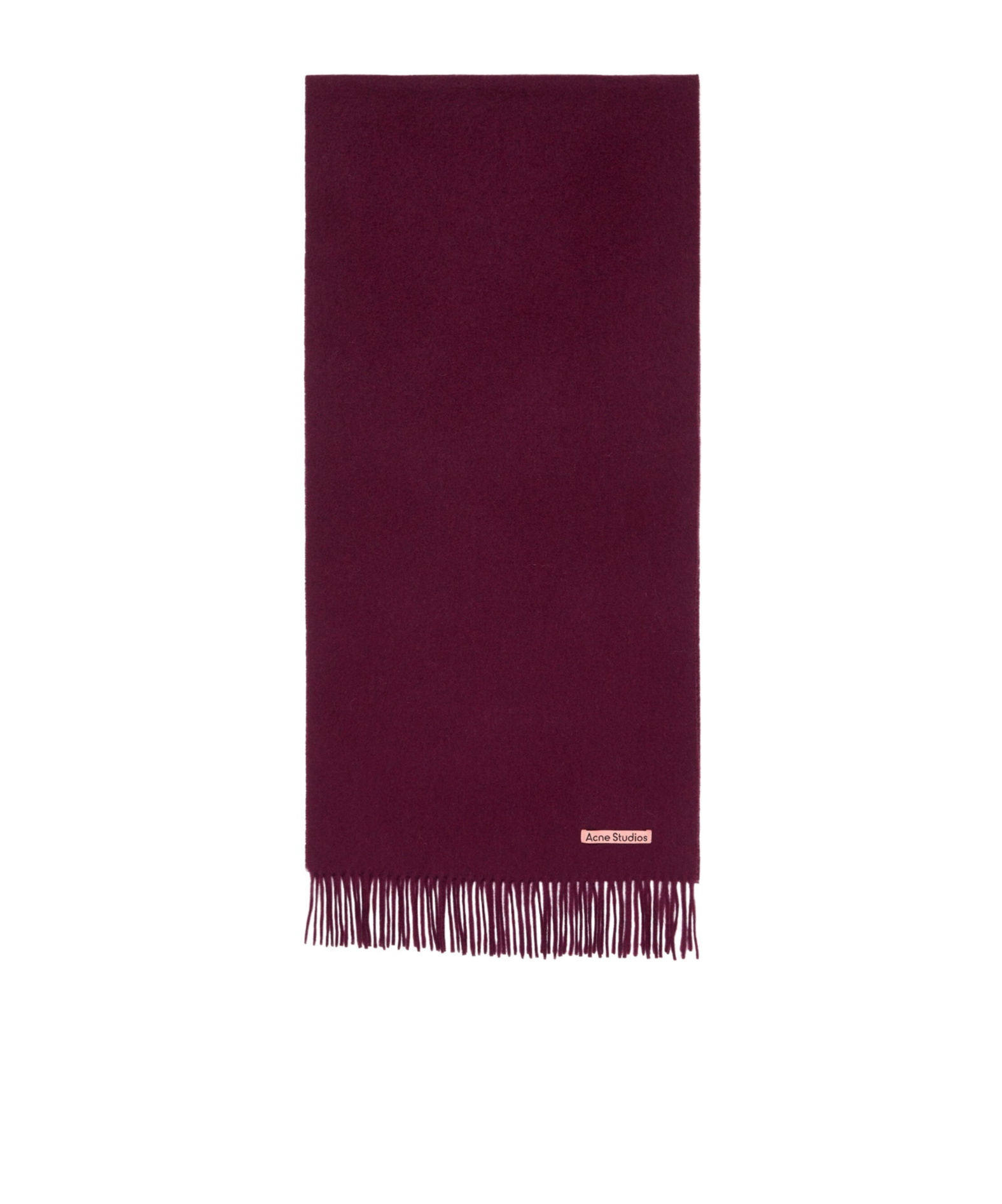 Acne Studios Scarf - - Wool - Burgundy In Burgundy