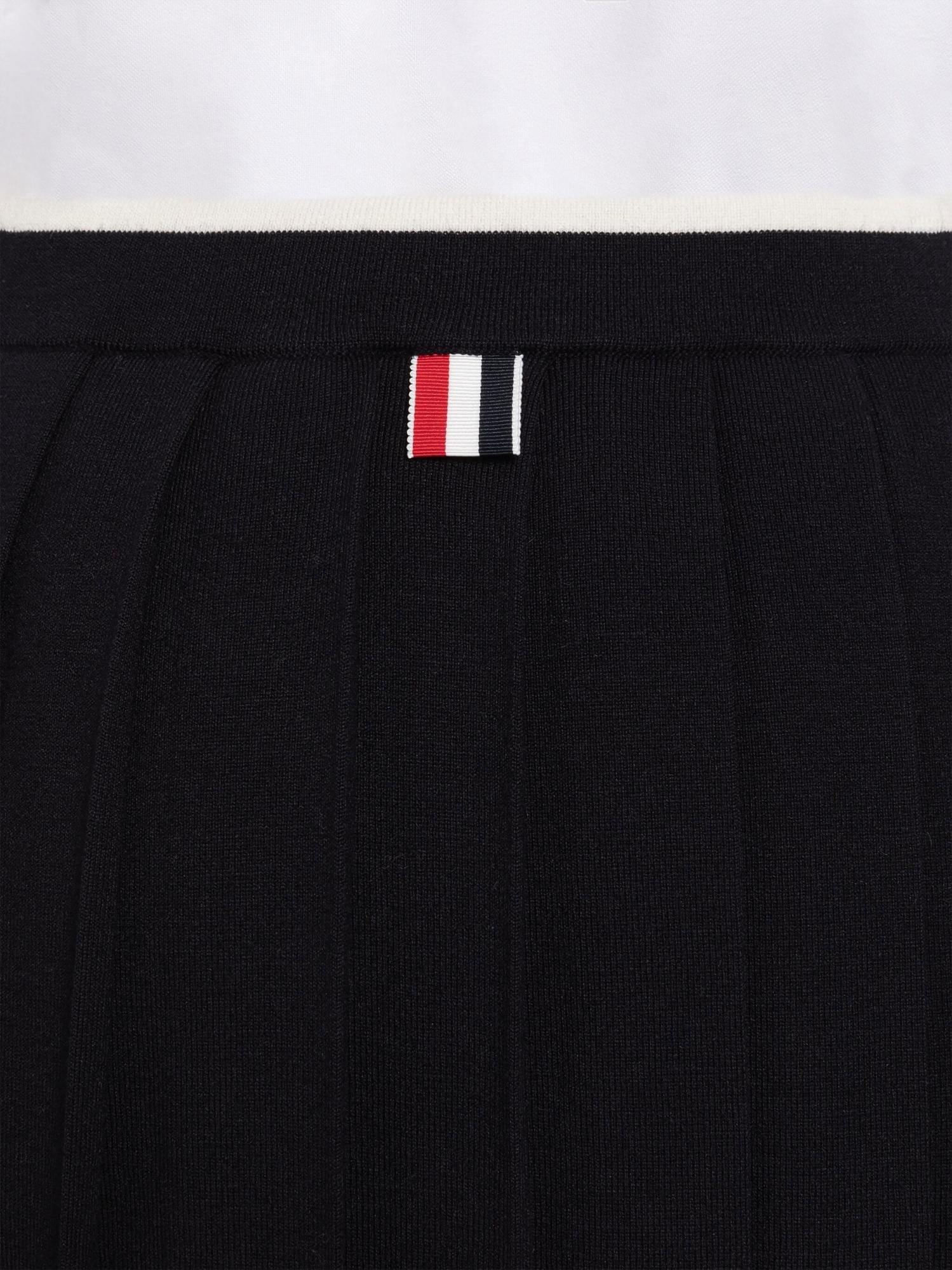 Thom Browne Ripstop Mini Skirt In Black