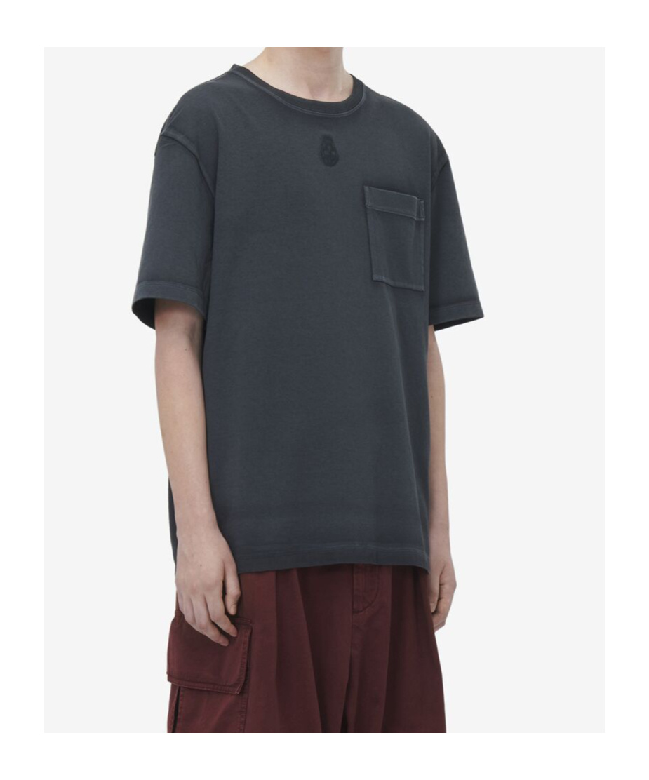 Alexander Mcqueen Alexander Mc Queen Faded Black Skull T Shirt In Black