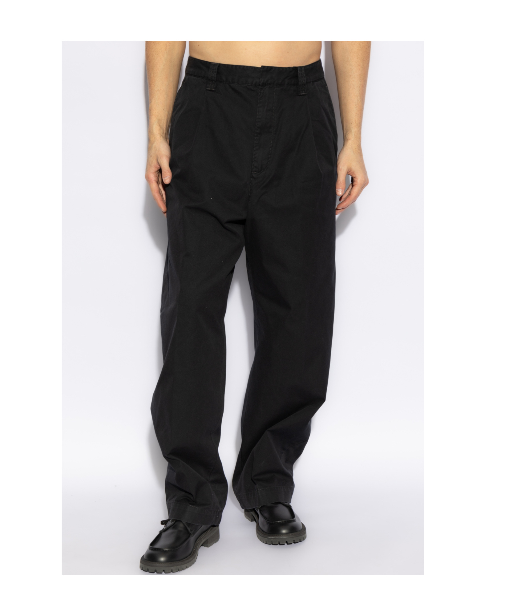 Dsquared2 Belt-loop Casual Pants In Black
