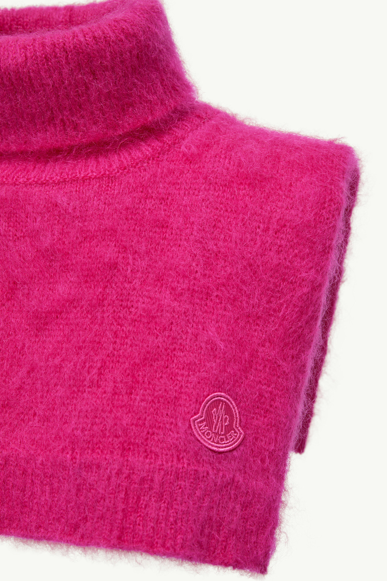 Moncler Mohair Wool Blend Bib In Pink