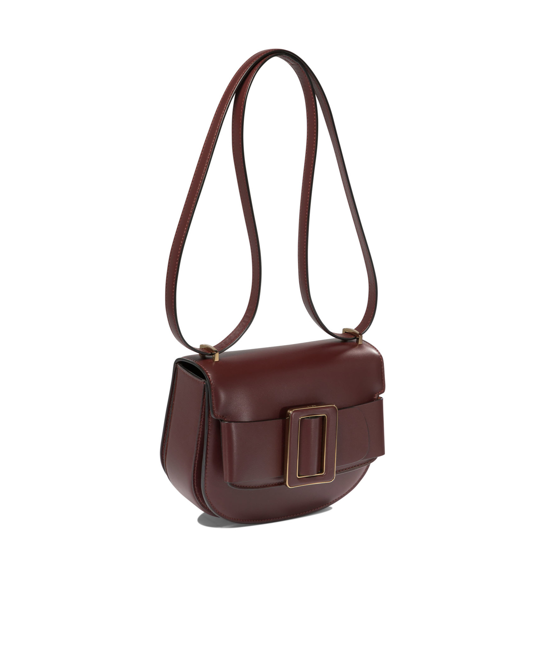 Boyy "strap Buckle" Shoulder Bag In Red