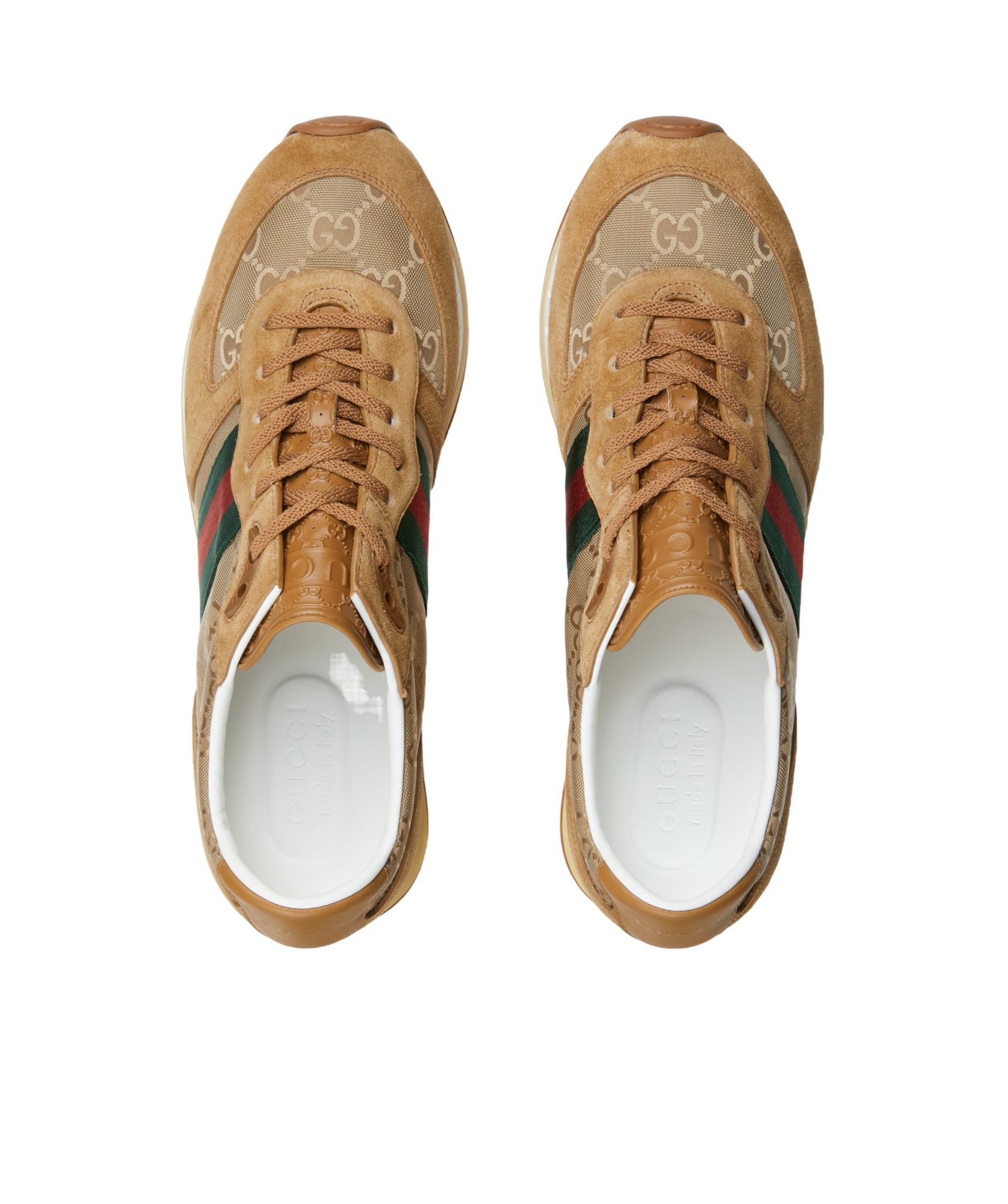 Gucci Men Re-motion Gg Nylon And Suede Sneakers In Multi
