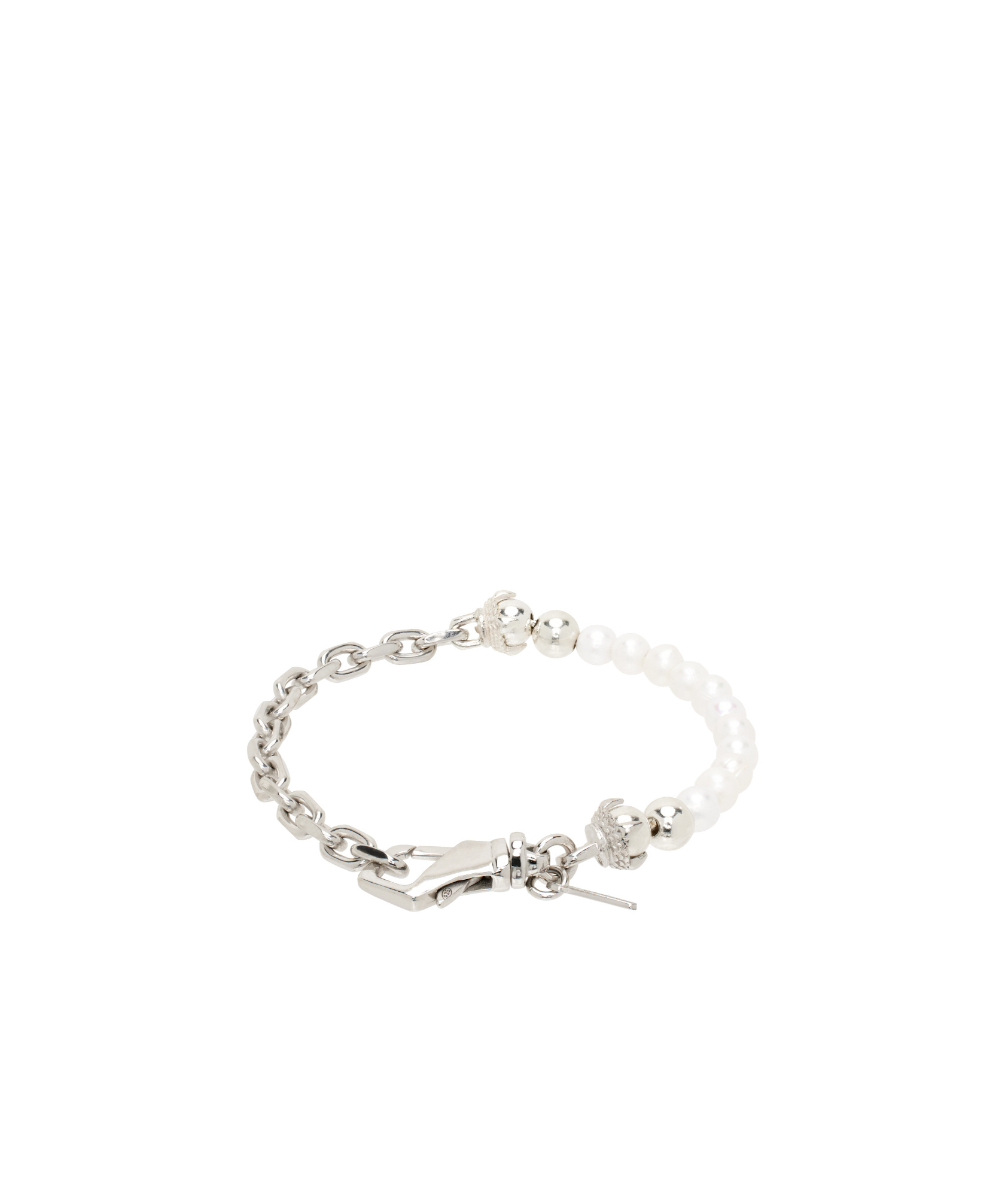 Emanuele Bicocchi Pearl Bracelet In White