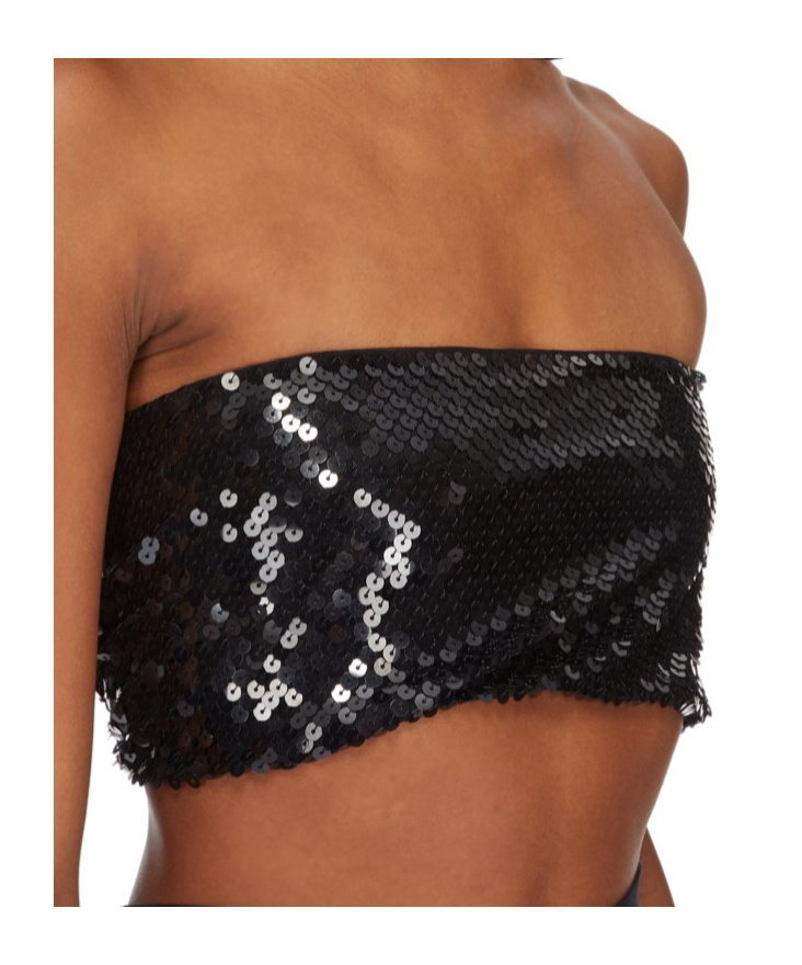 Rick Owens Sequinned Bandeau Top