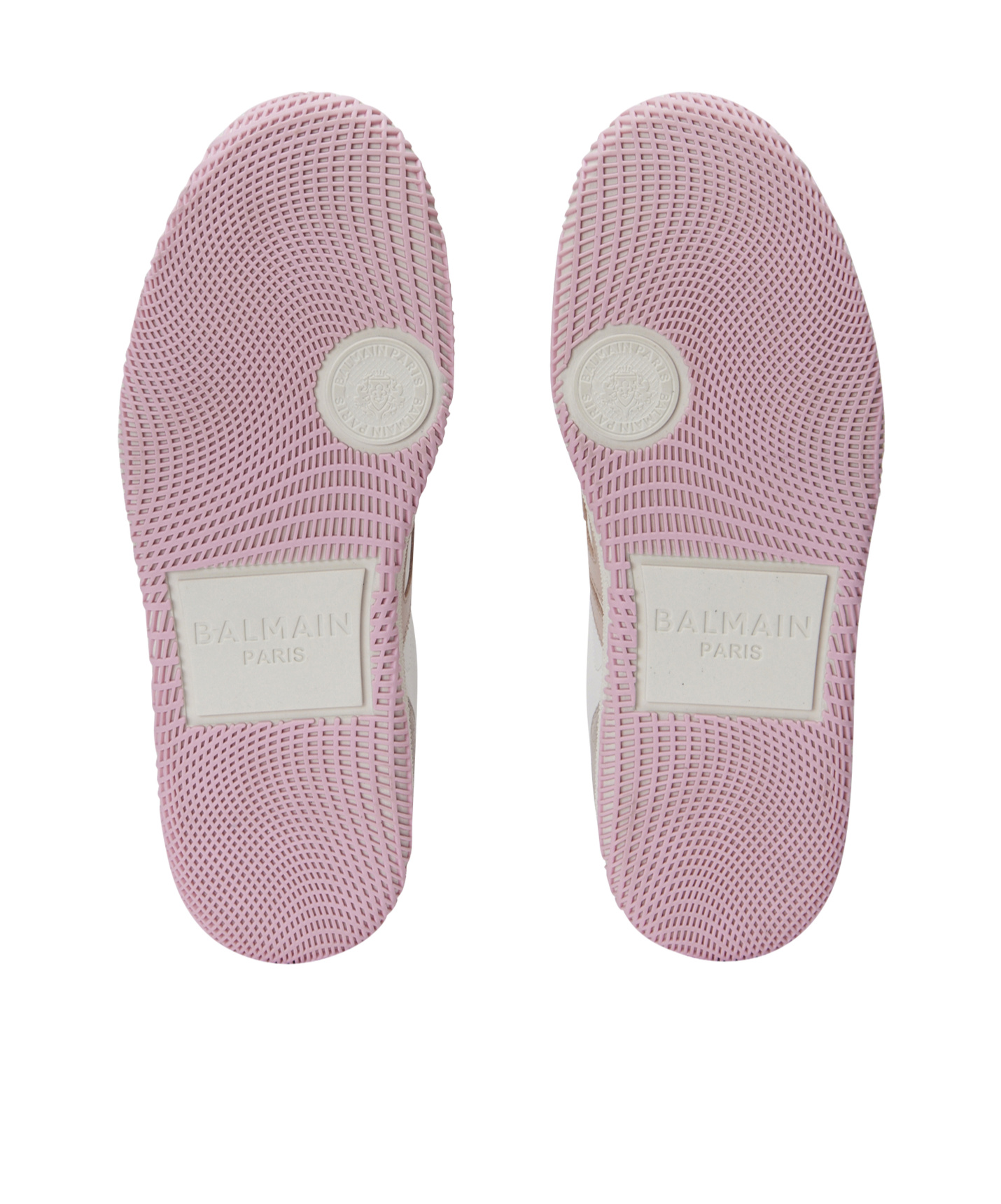 Balmain Lace-up Low-cut Casual Shoes In White