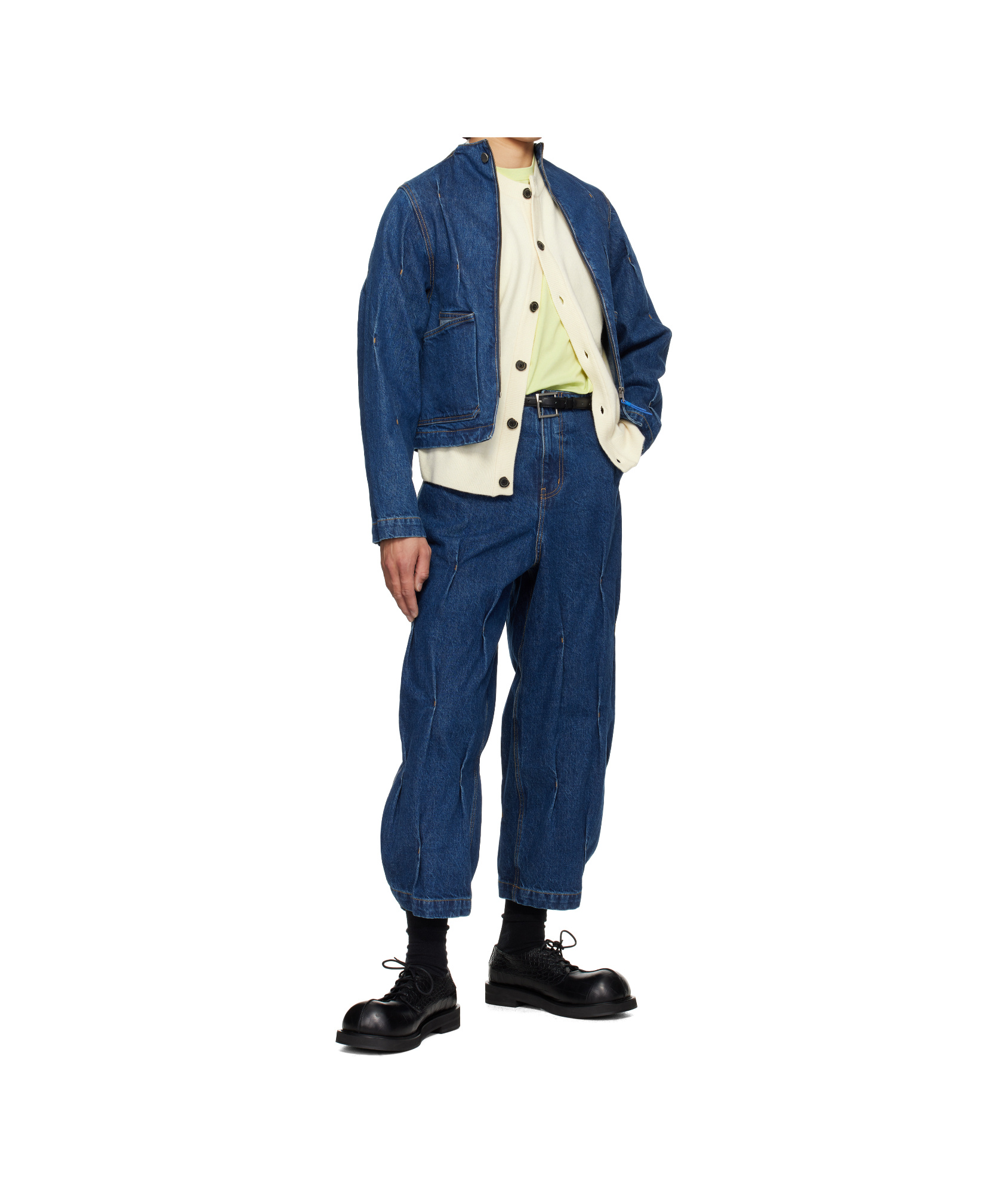 Ader Error 0108 Denim Jacket In Blue
