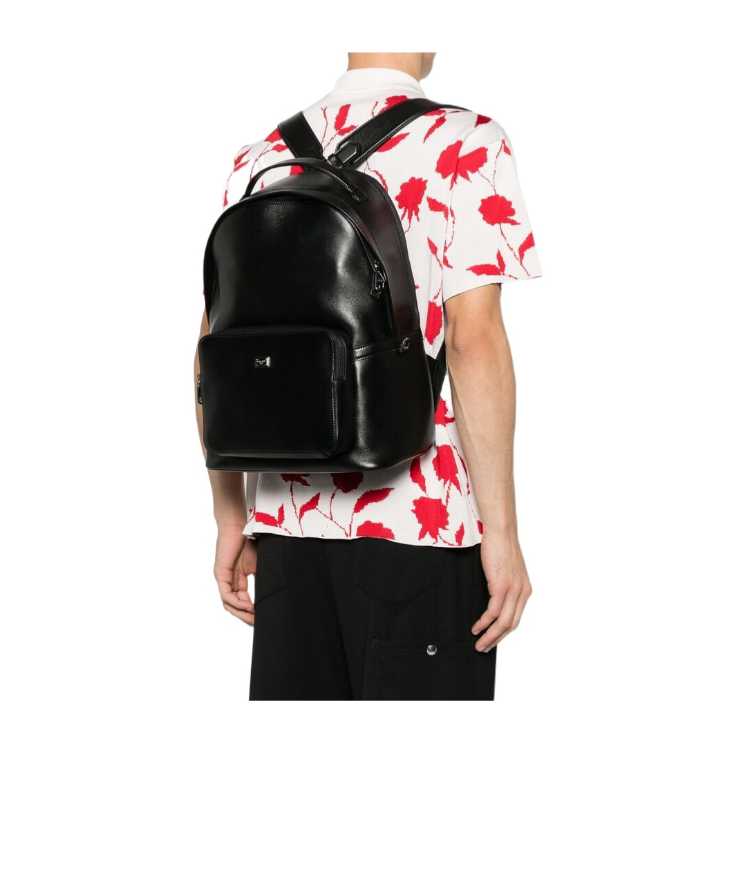 Dolce & Gabbana Logo-plaque Backpack In Black