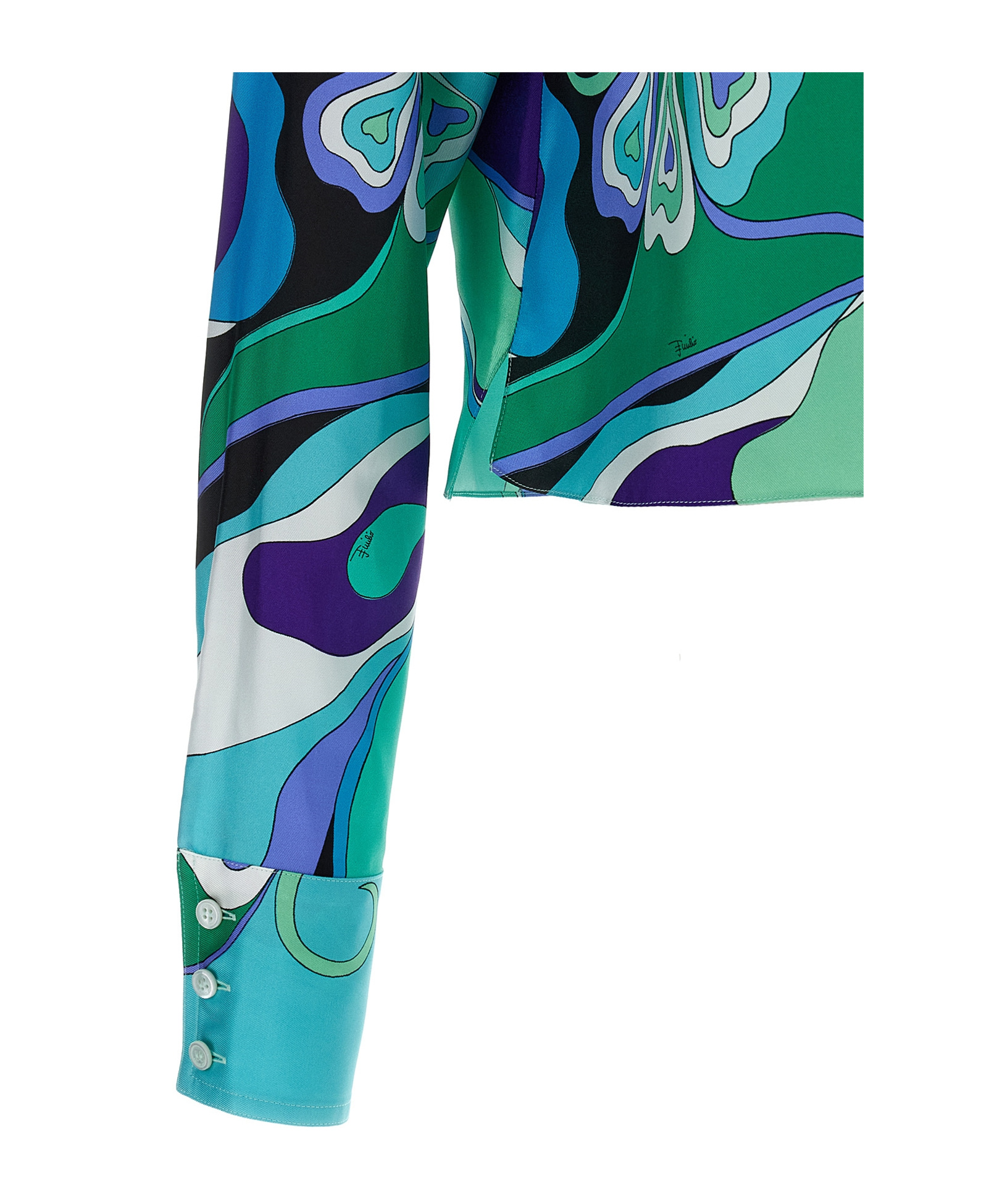 EMILIO PUCCI ORCHIDEE-PRINT SHIRT