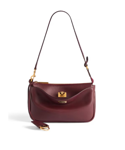 Balenciaga Women's Rodeo Sling Pochette In Dark Burgundy
