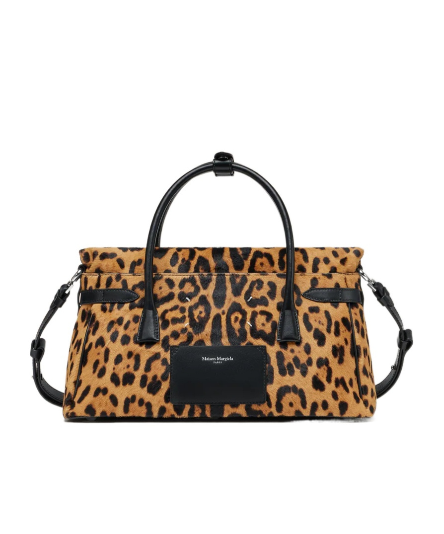 Maison Margiela Loved To Death Tote Bag In Brown