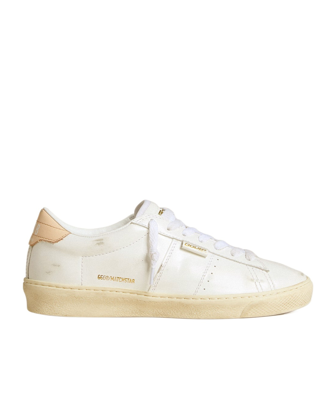 Golden Goose Lace-up Low-cut Casual Shoes In White